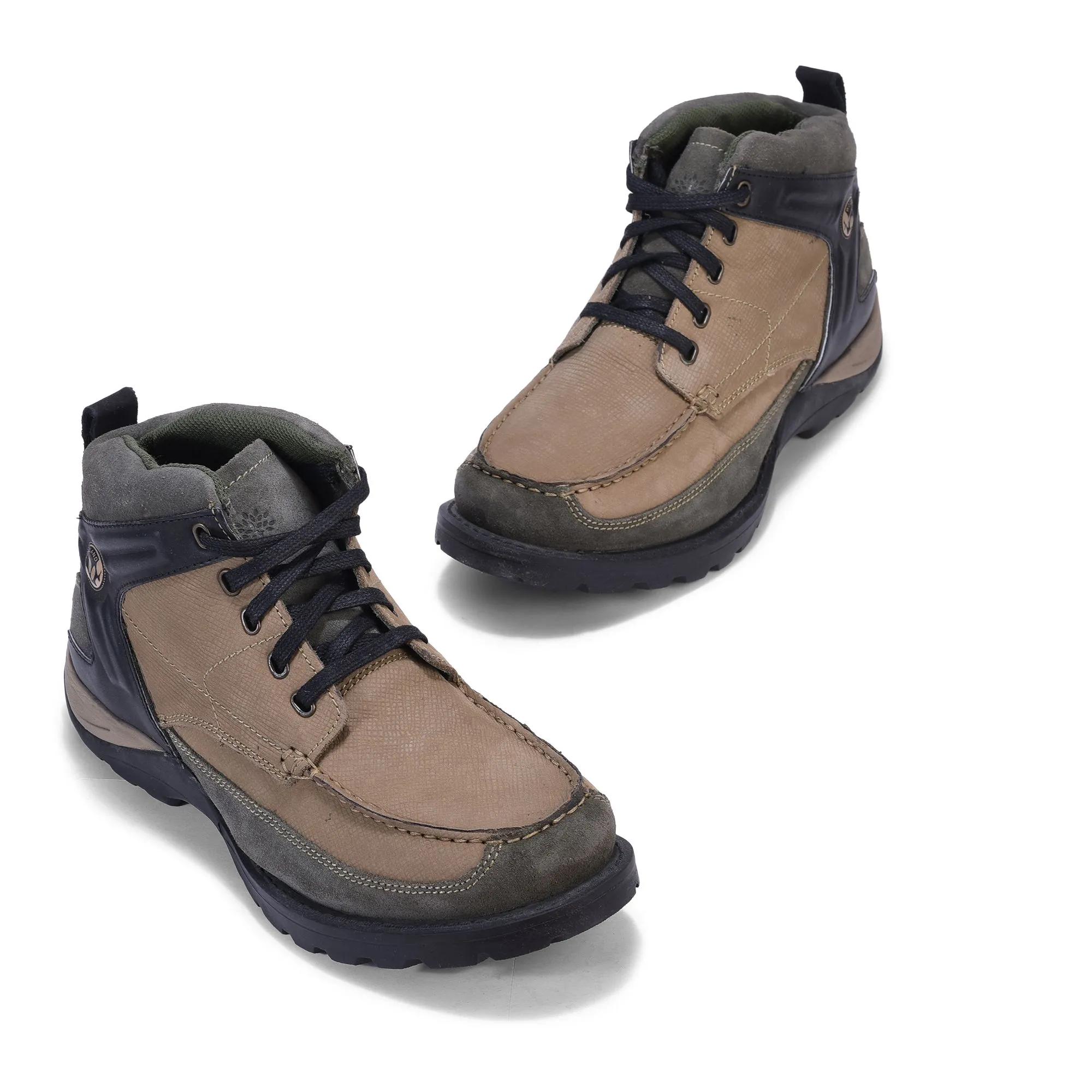 Khaki boots for men - Thumbnail 2