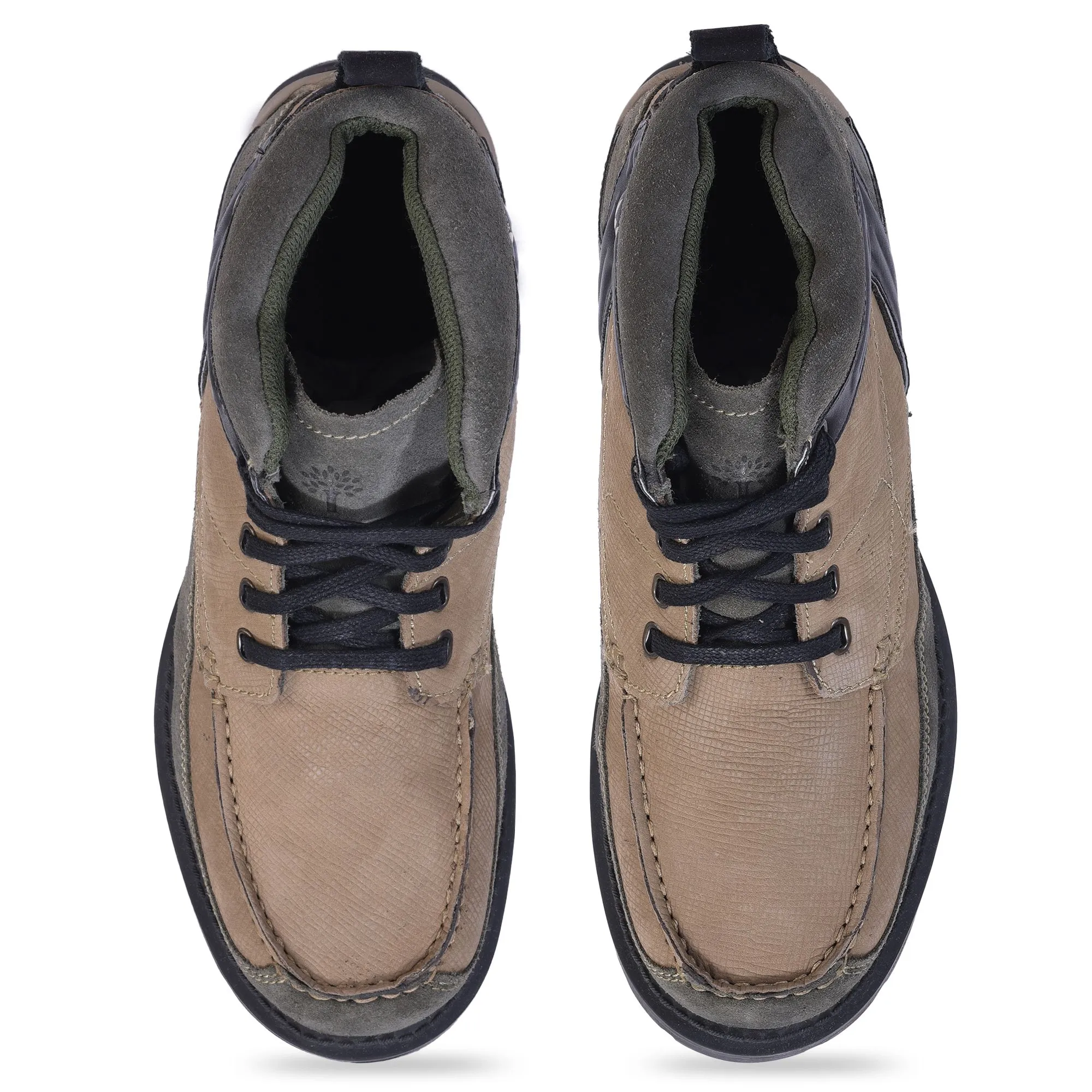 Khaki boots for men - Thumbnail 3
