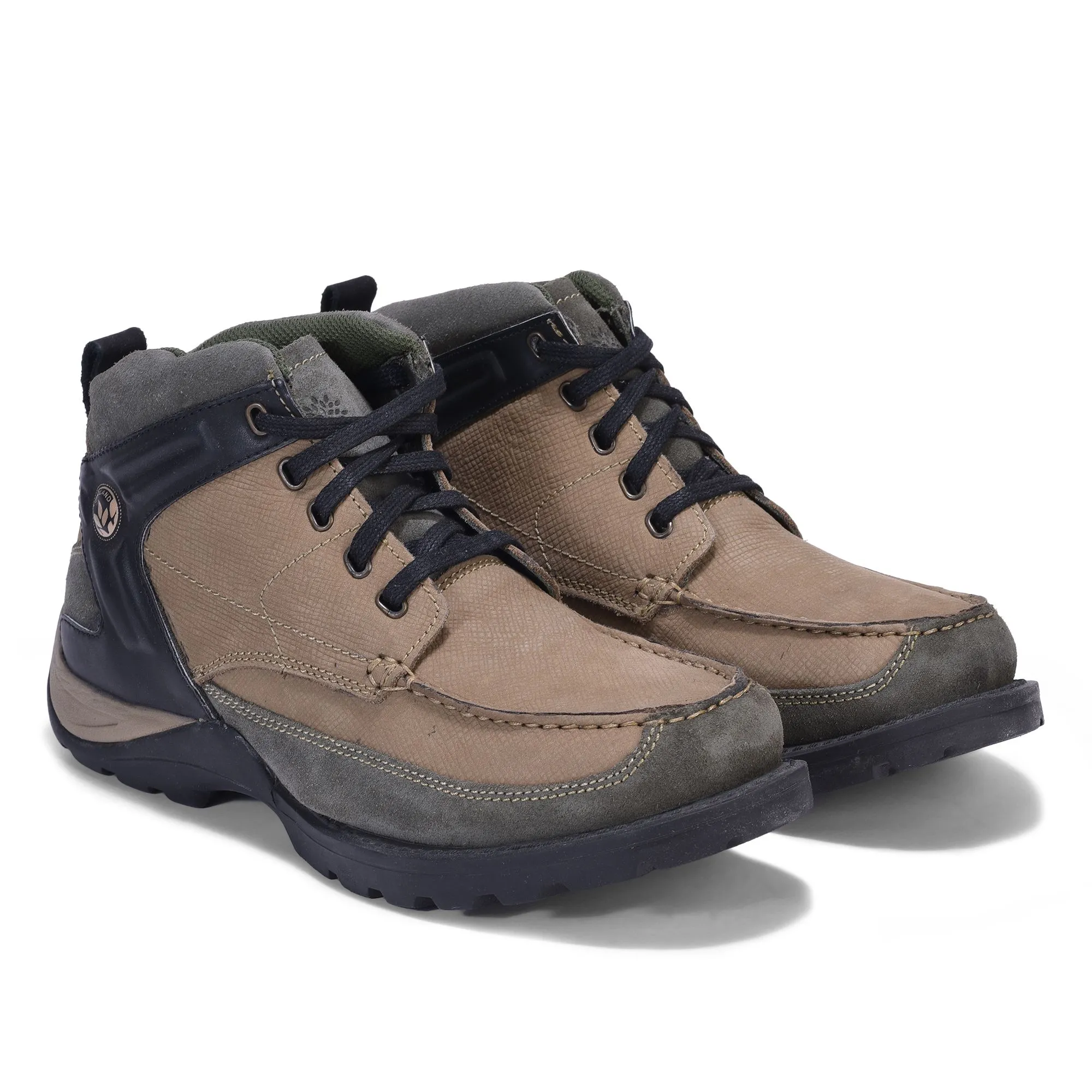 Khaki boots for men - Thumbnail 6