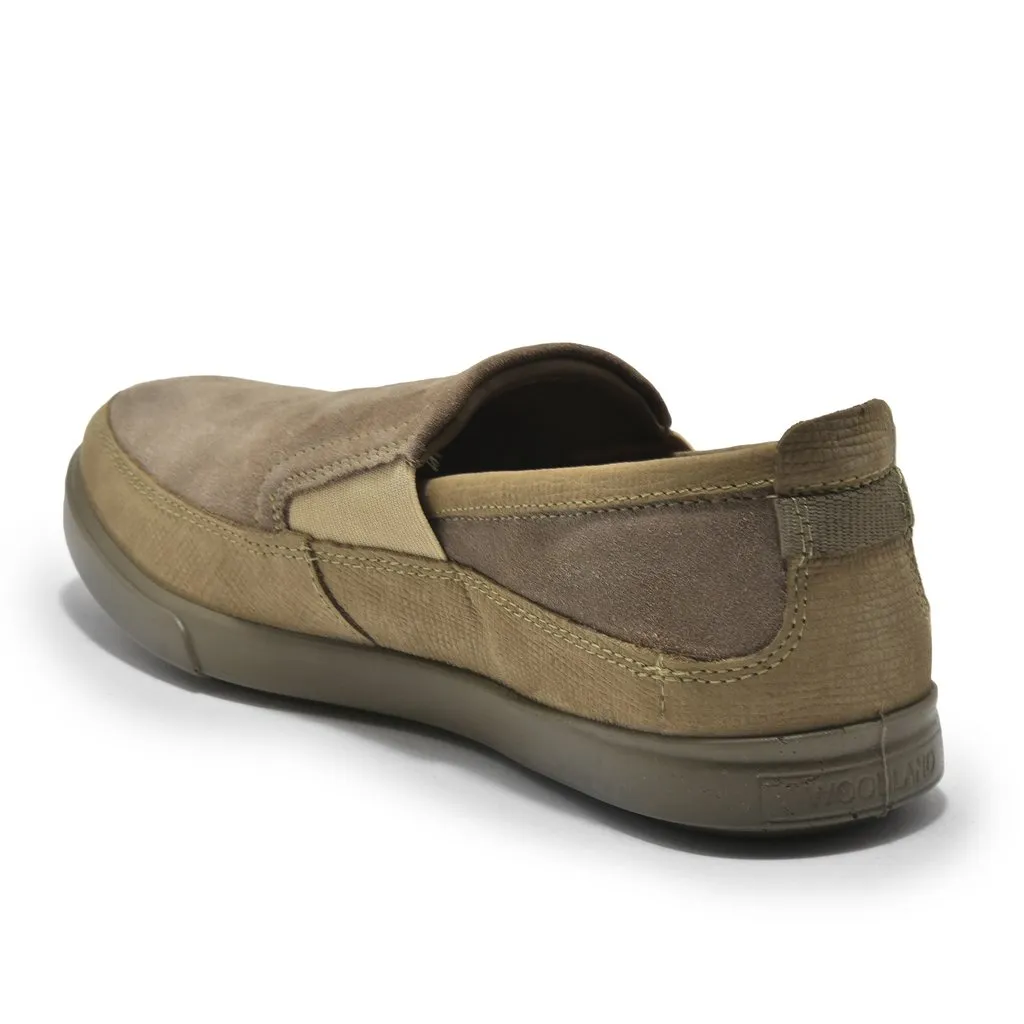 Khaki Slip-on shoes for Men - Thumbnail 5