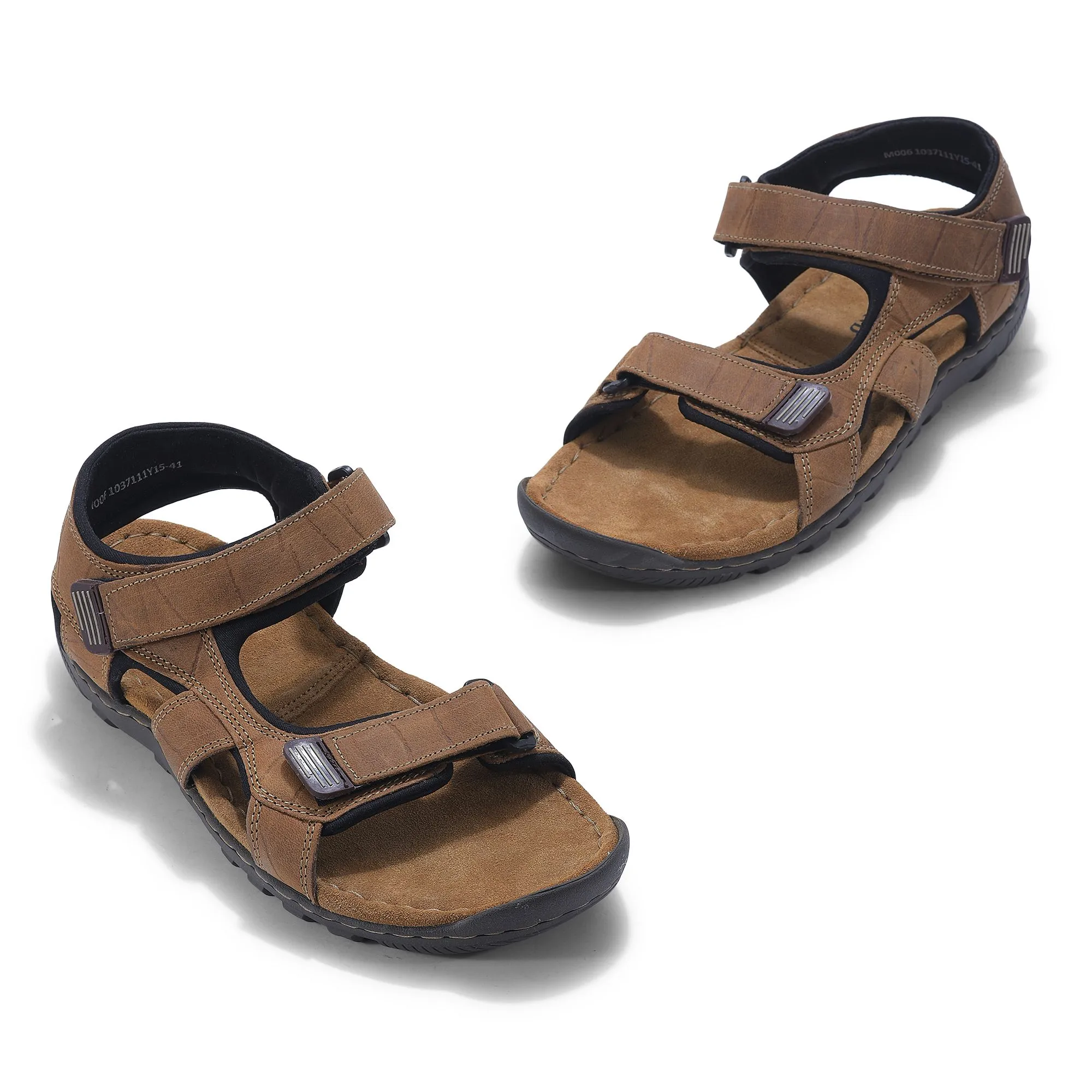 Woodland CAMEL comfort floater sandals - Thumbnail 2