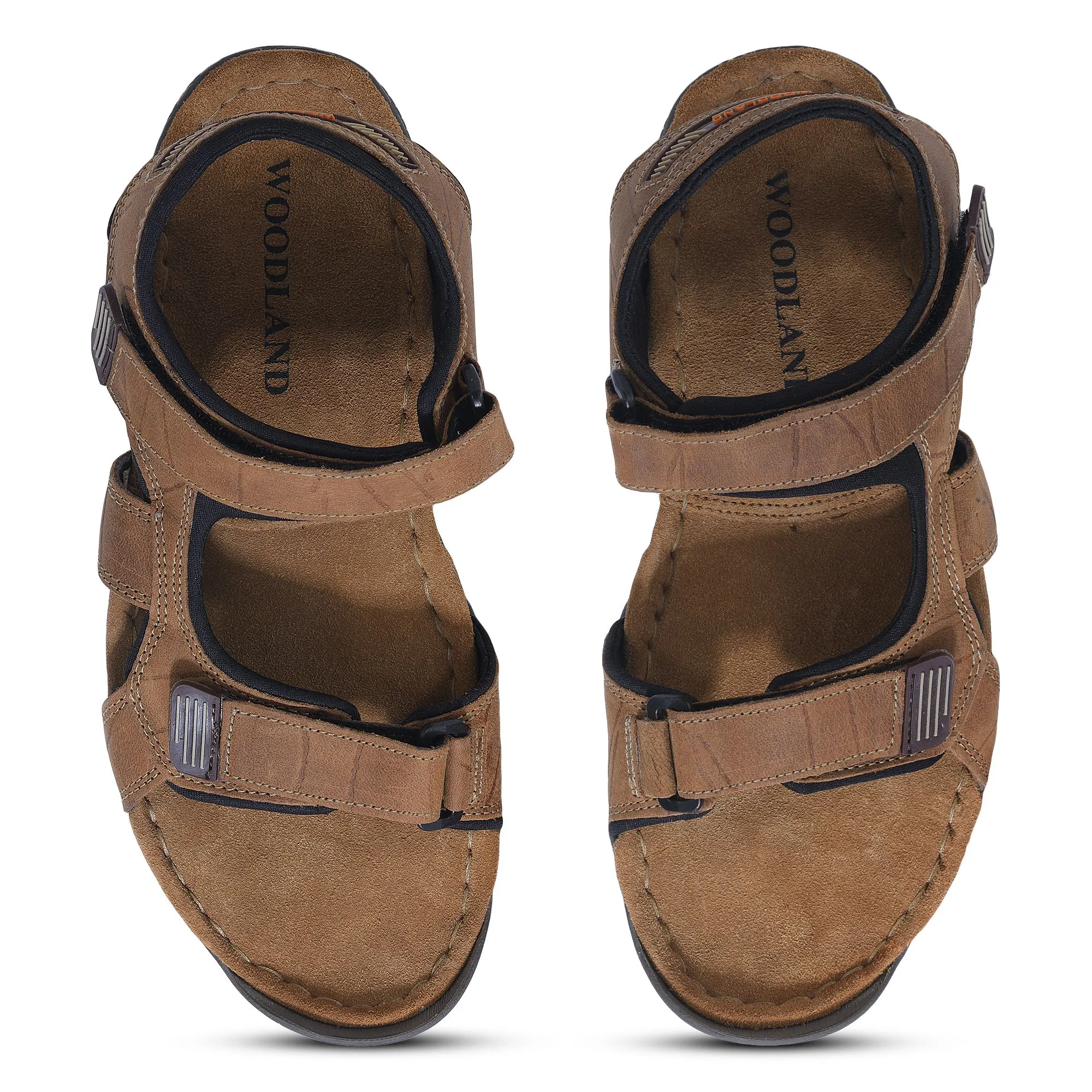 Woodland CAMEL comfort floater sandals - Thumbnail 3