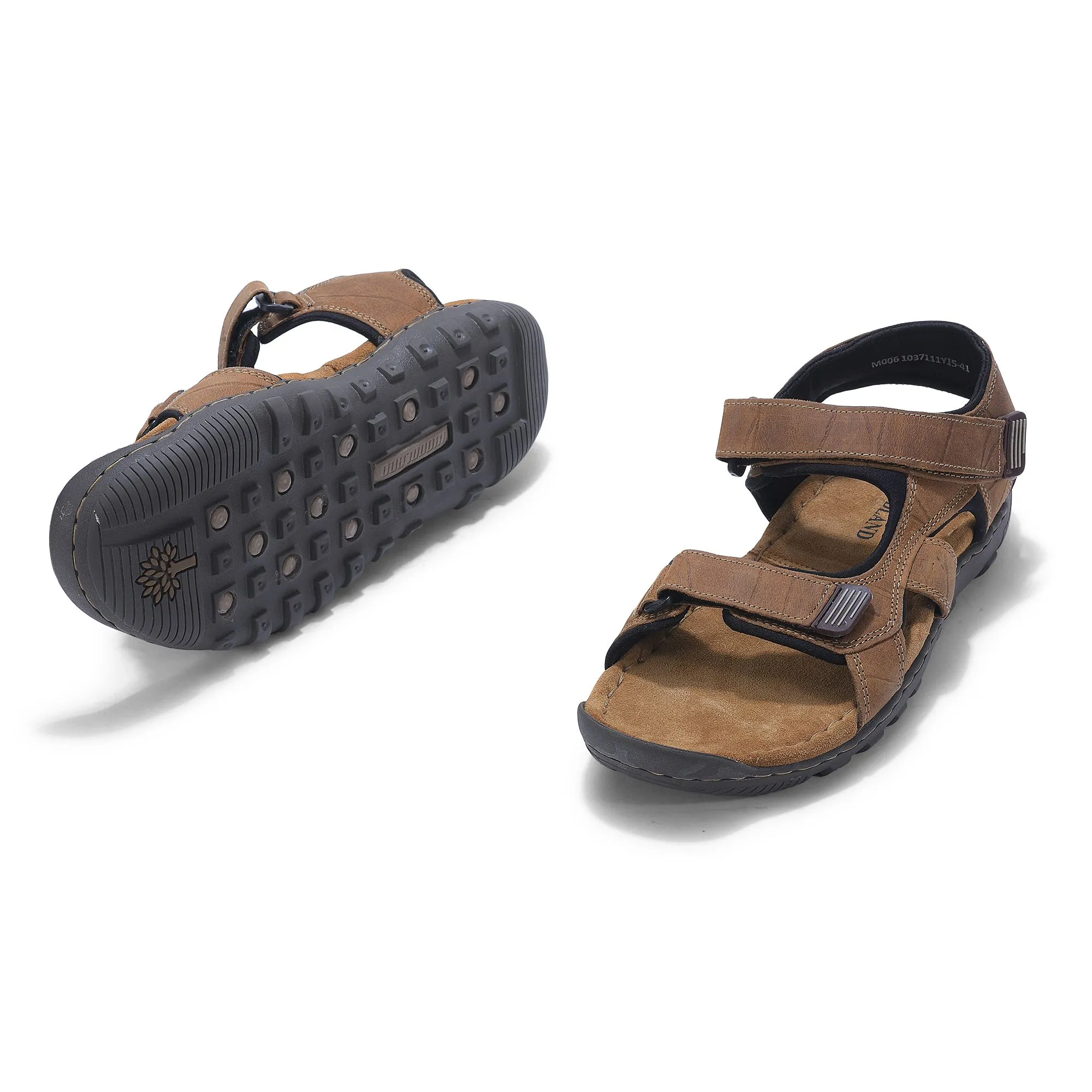 Woodland CAMEL comfort floater sandals - Thumbnail 4