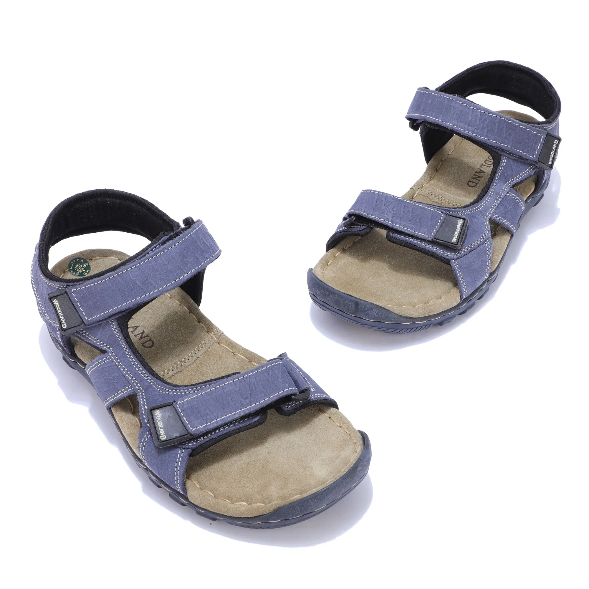 Woodland DENIM back strap floater sandals - Thumbnail 2