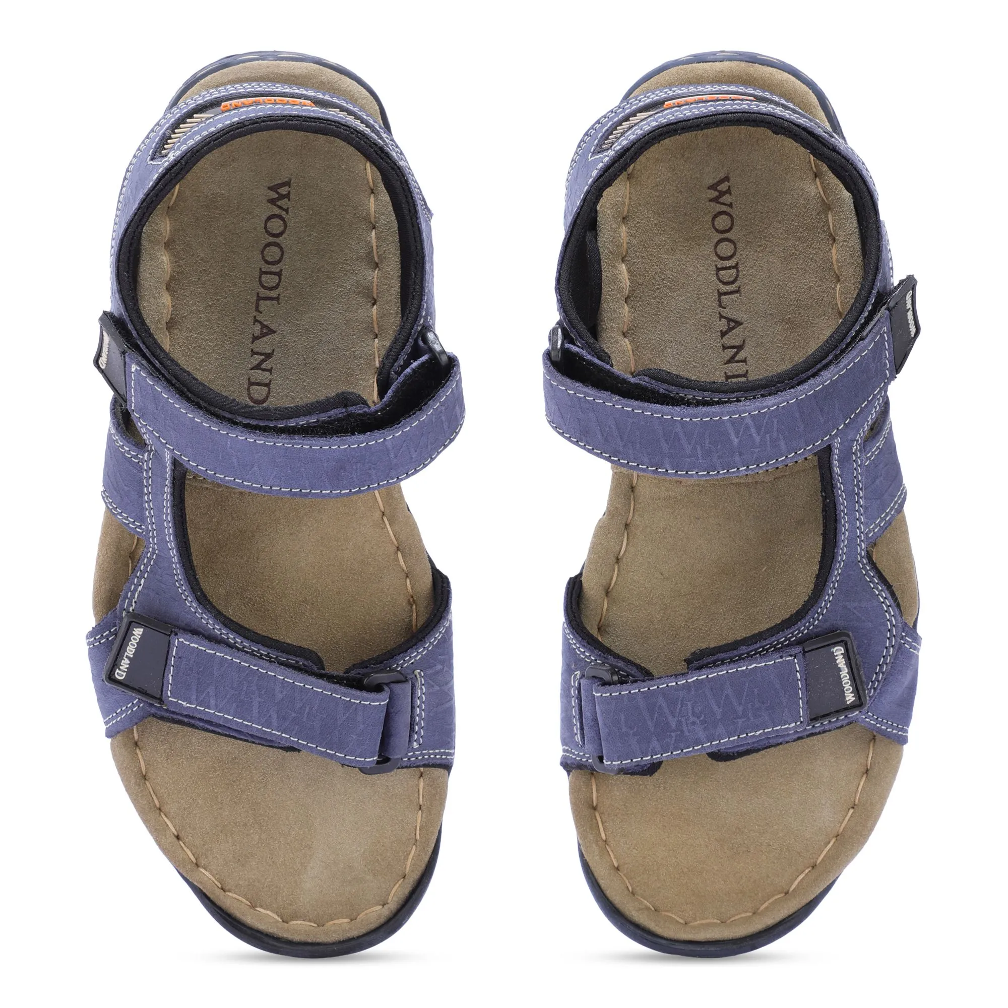 Woodland DENIM back strap floater sandals - Thumbnail 3