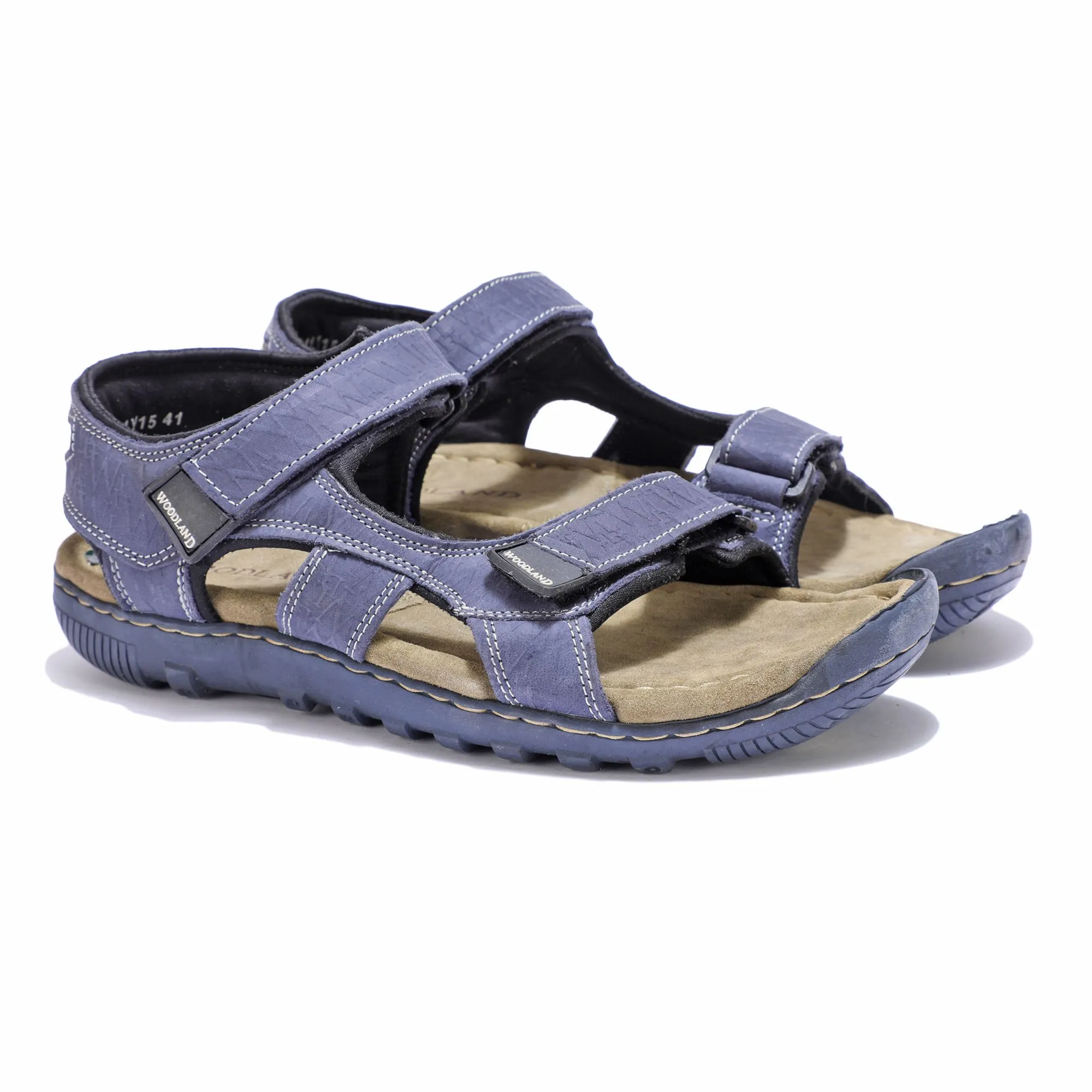 Woodland DENIM back strap floater sandals - Thumbnail 6