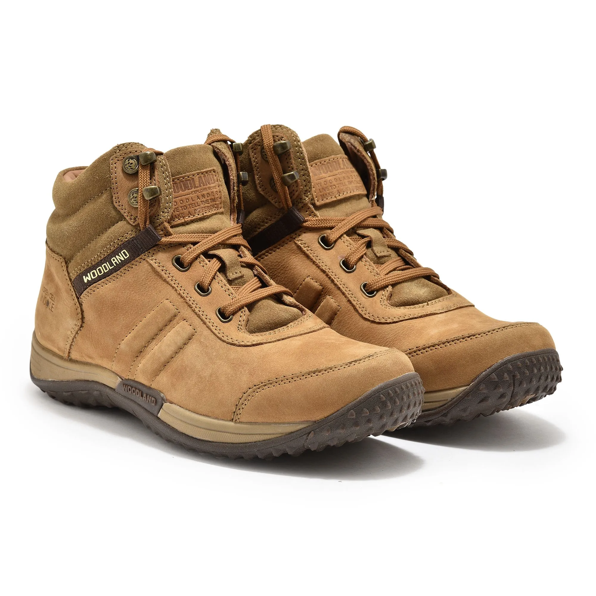 Camel high ankle shoes for men - Thumbnail 6