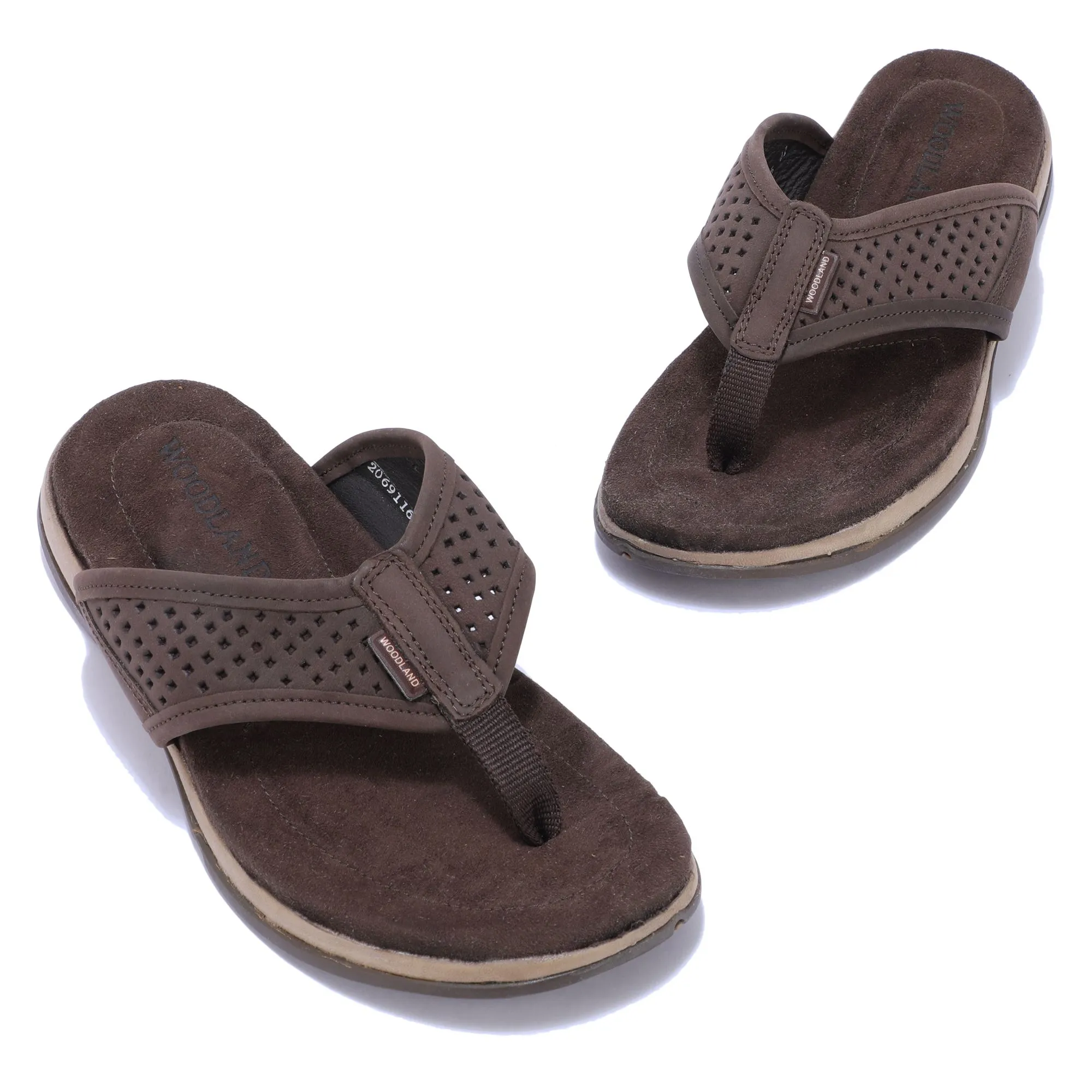 BROWN slippers for men - Thumbnail 2