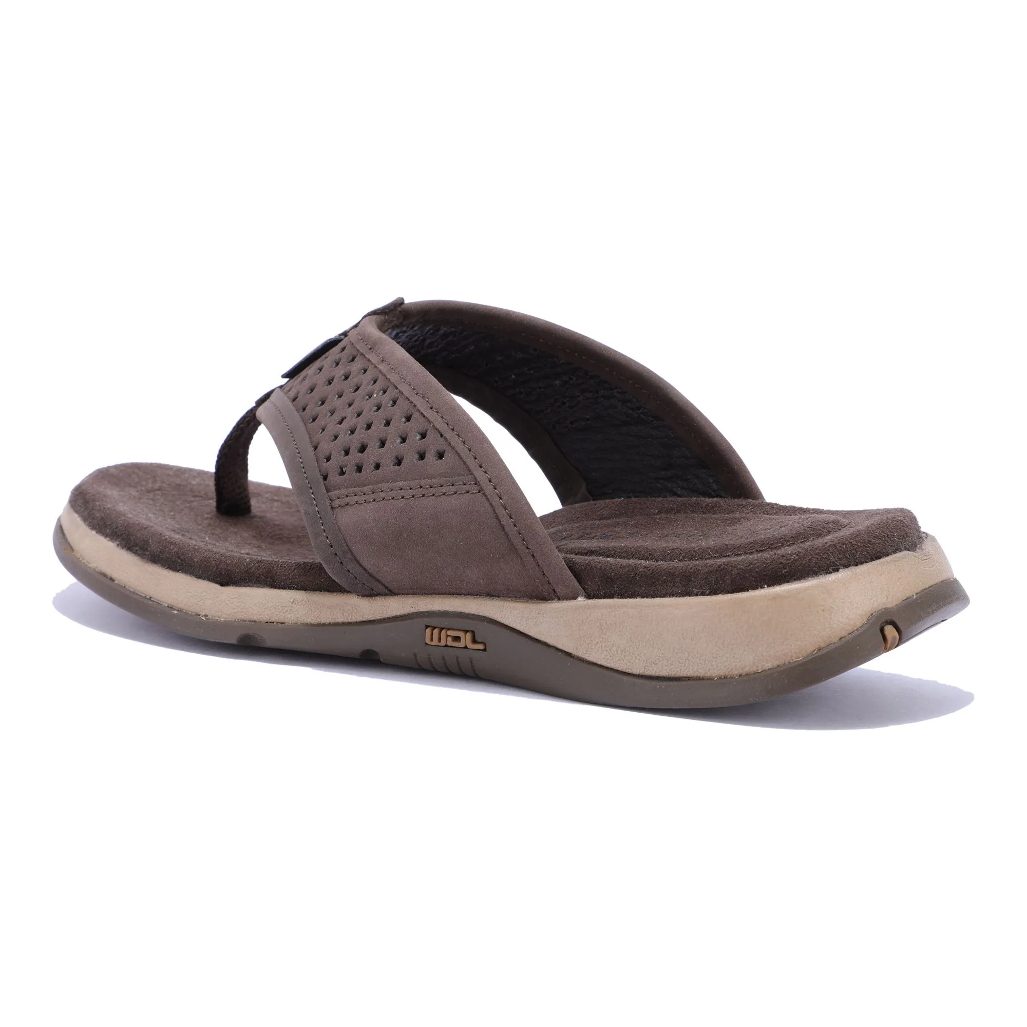 BROWN slippers for men - Thumbnail 5