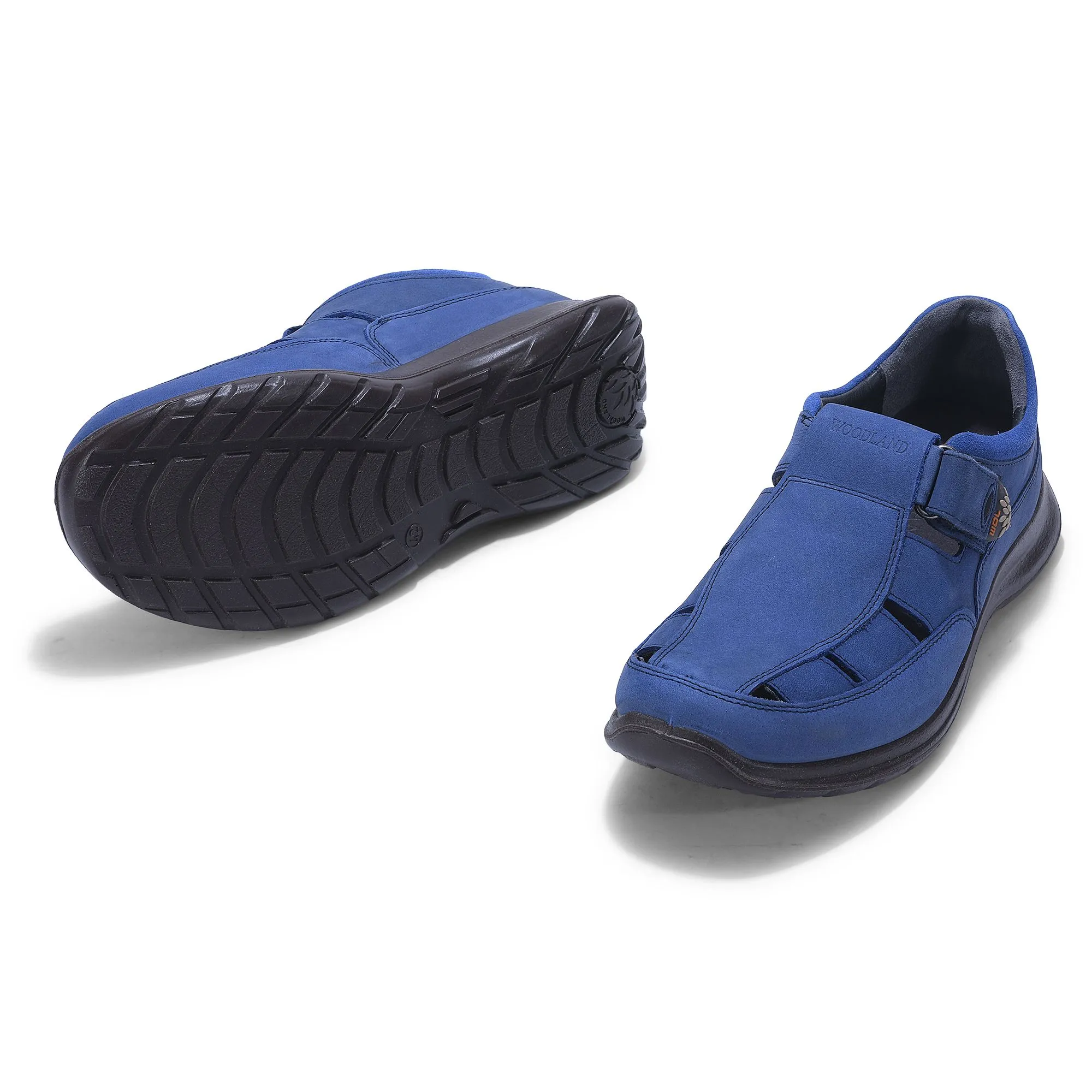 Woodland NAVY casual floaters - Thumbnail 4