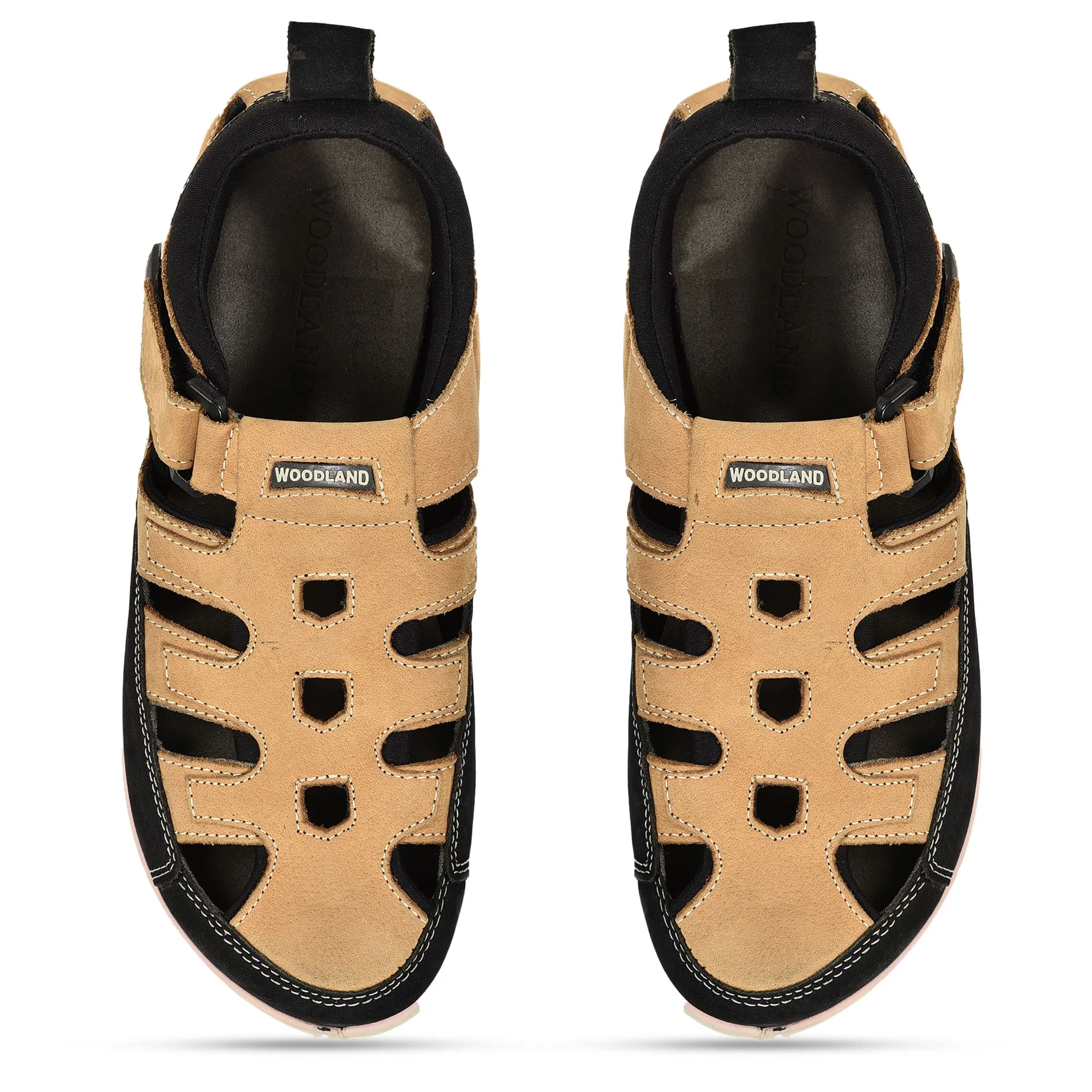 Woodland camel/black comfort floaters - Thumbnail 3