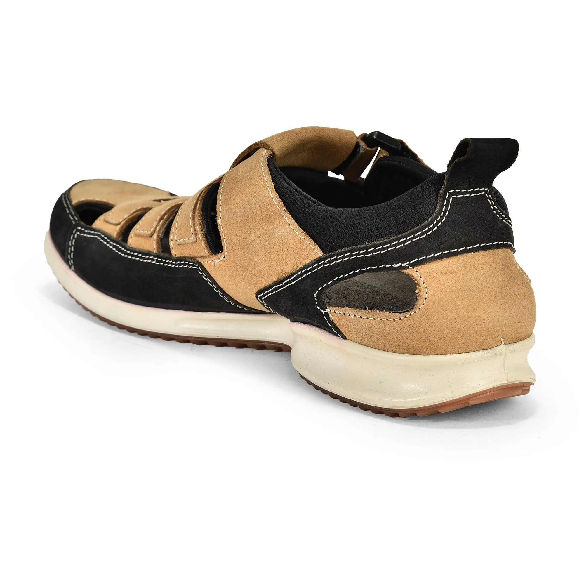 Woodland camel/black comfort floaters - Thumbnail 5
