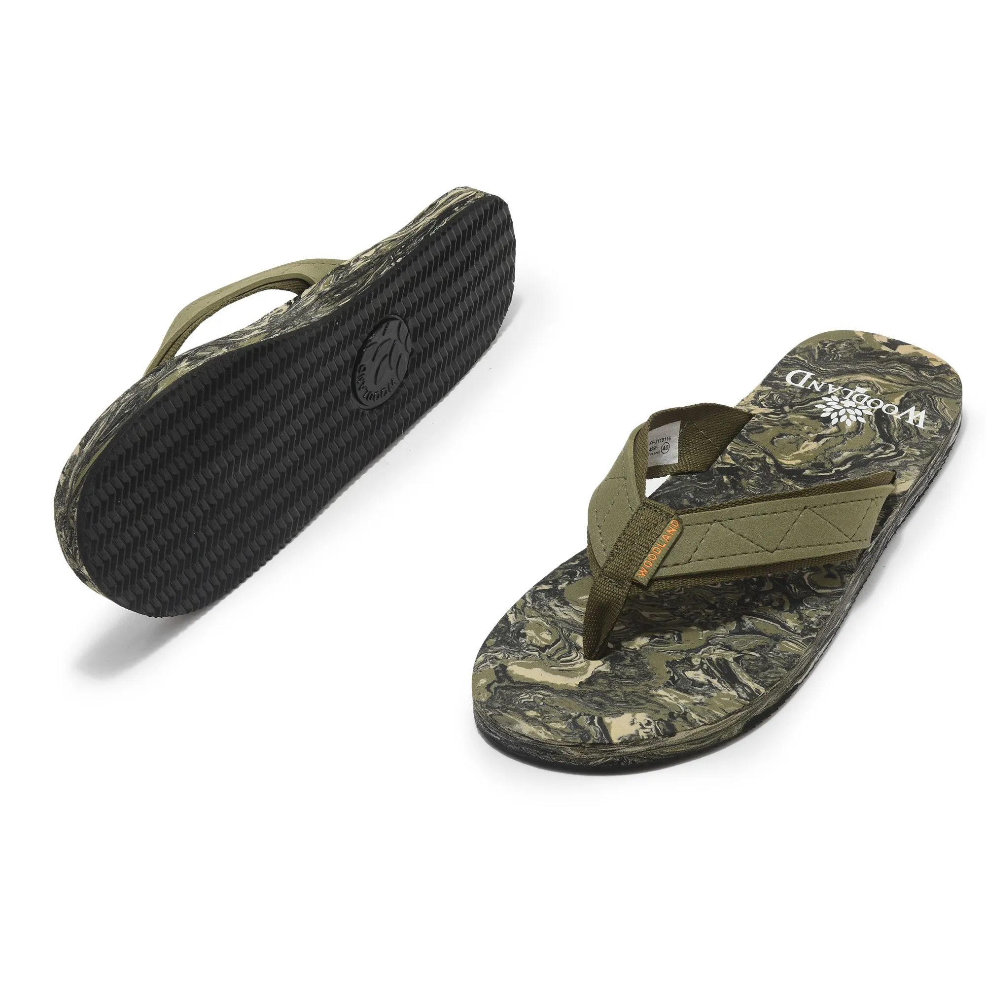 Olive green Slipper for men - Thumbnail 4