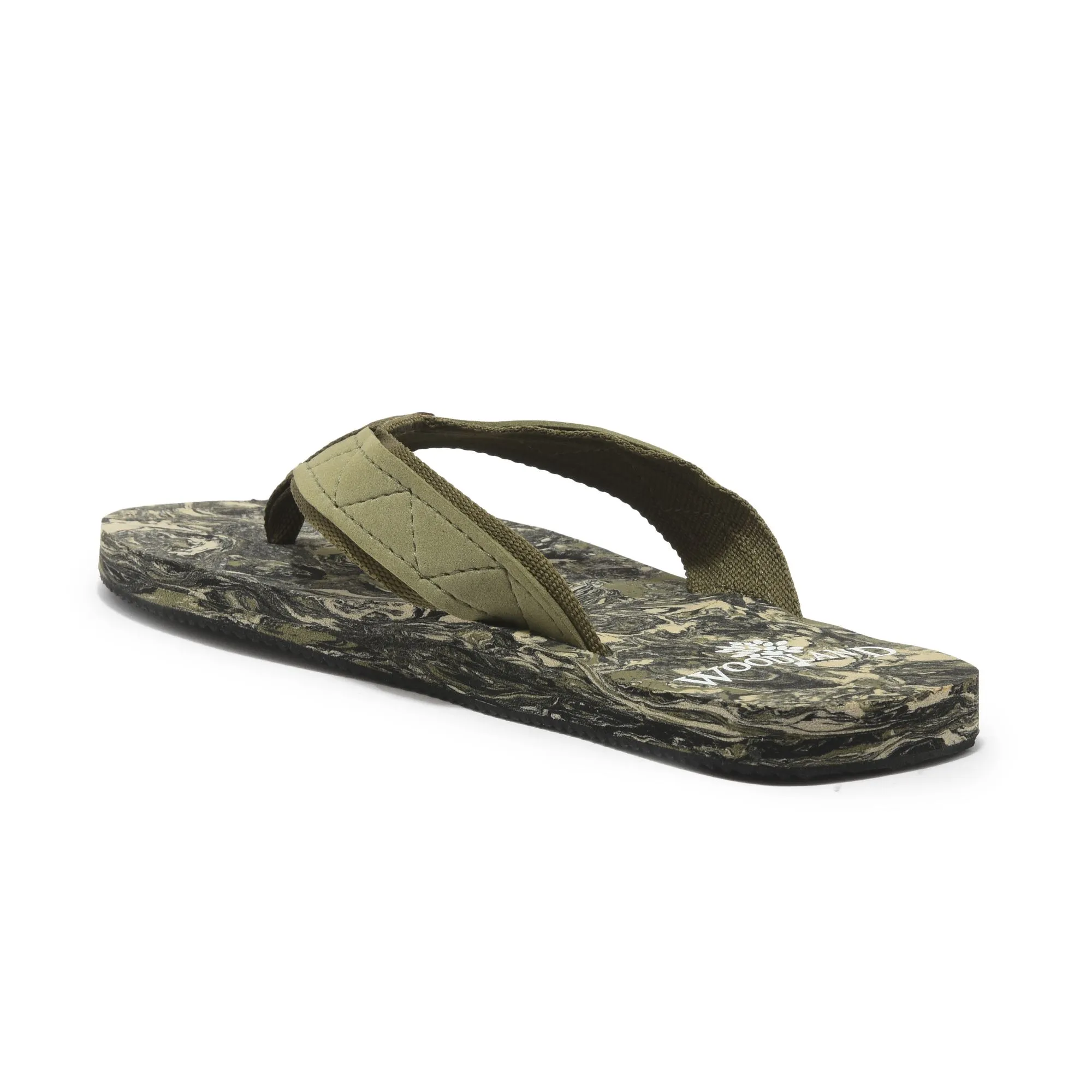 Olive green Slipper for men - Thumbnail 5