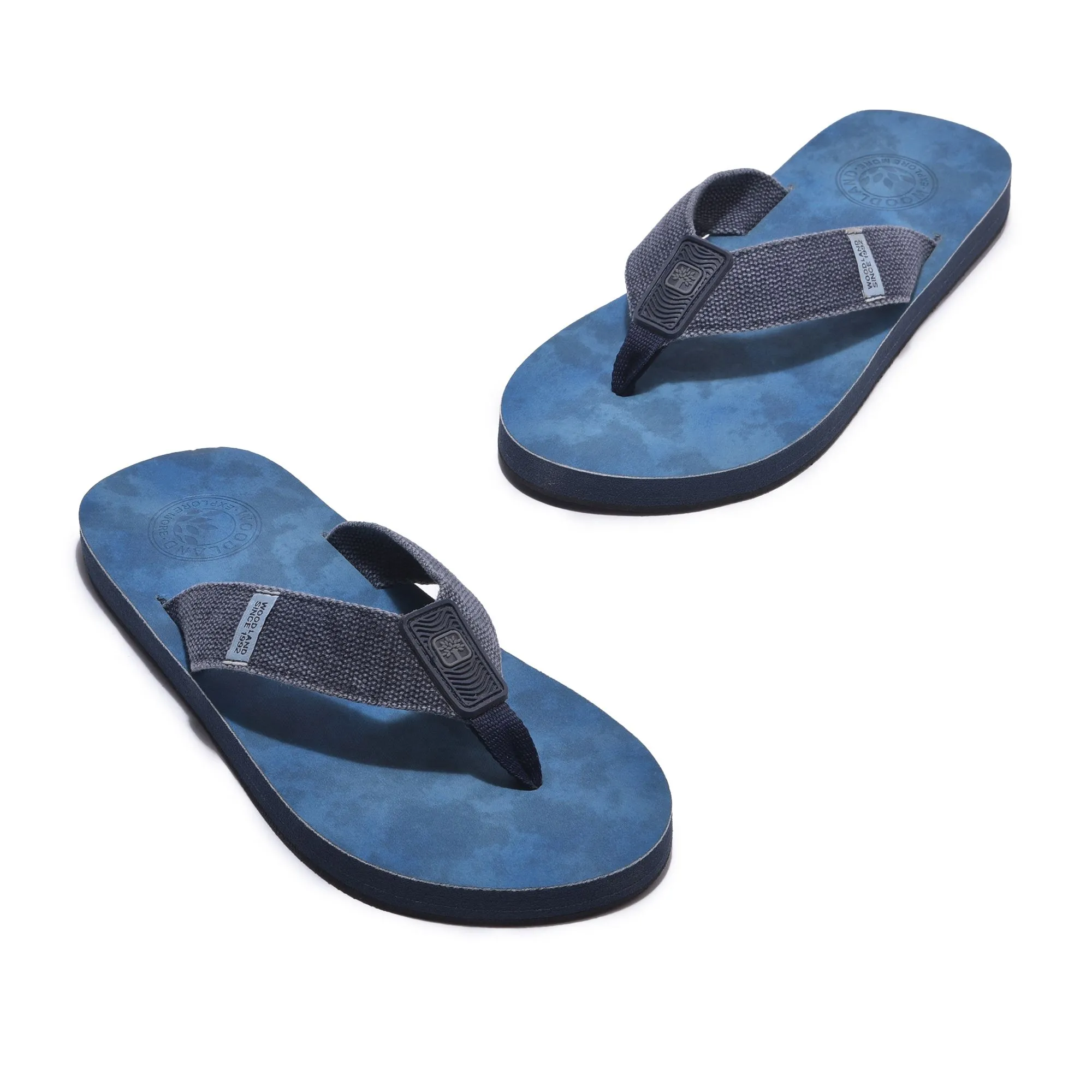 Navy Slippers for men - Thumbnail 2
