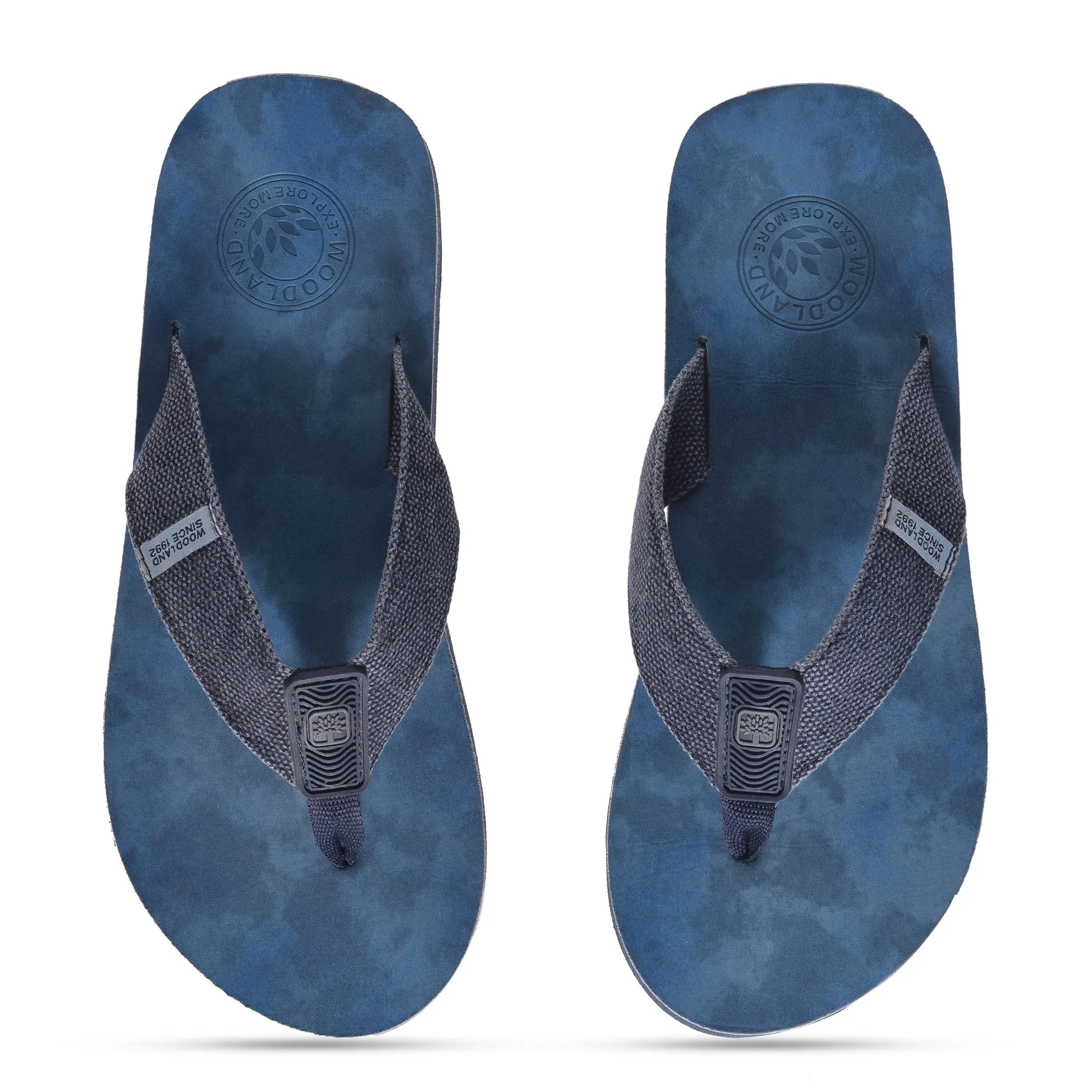Navy Slippers for men - Thumbnail 3
