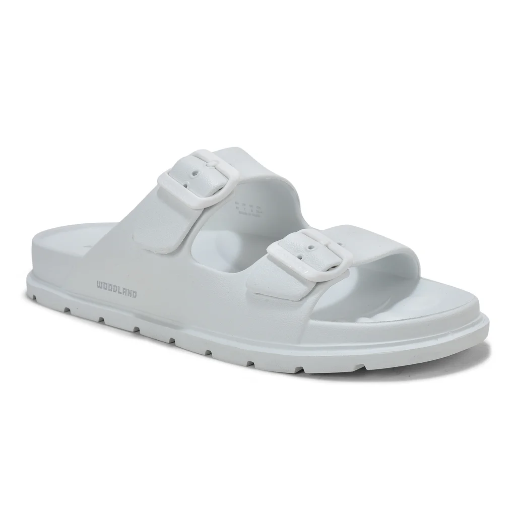 Woodland Men’s White Flip Flops - Thumbnail 8