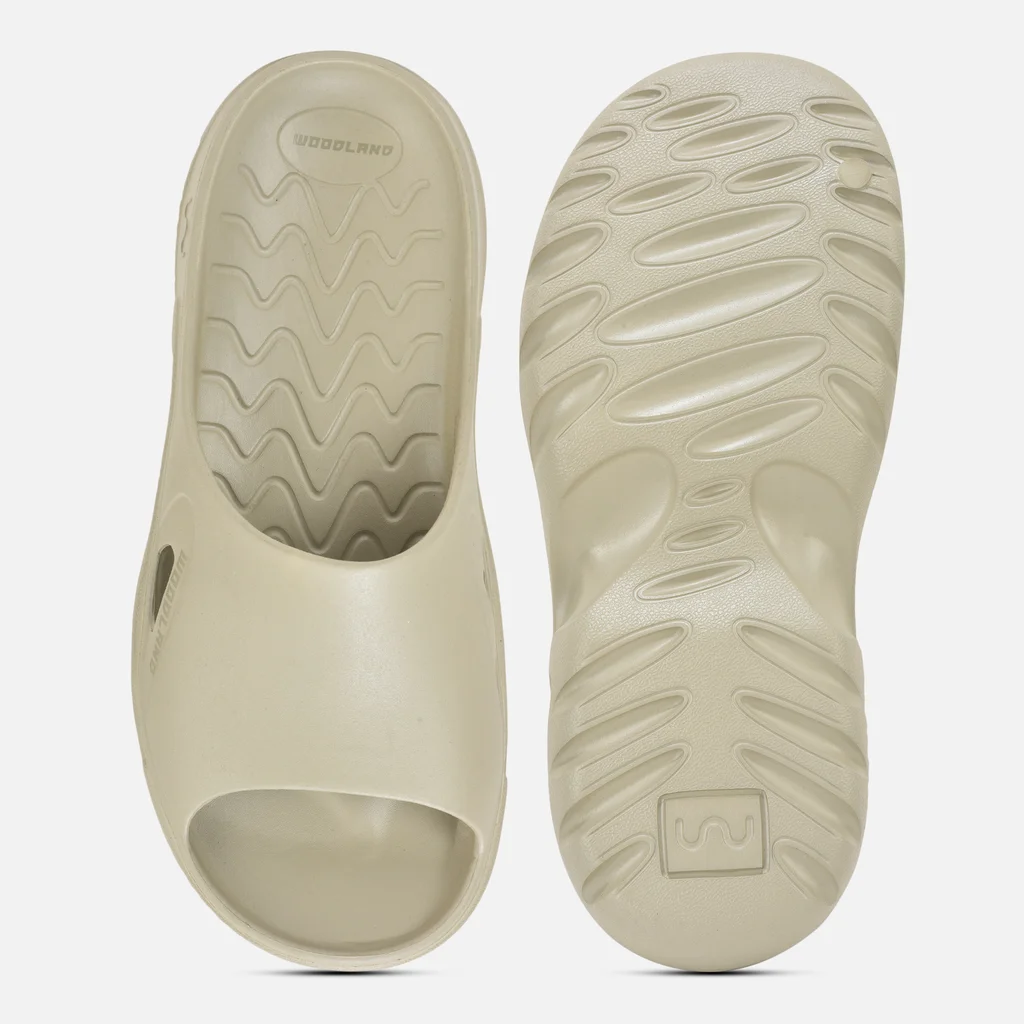 Woodland Men’s Metallic Chic Beige Flip Flops - Thumbnail 7