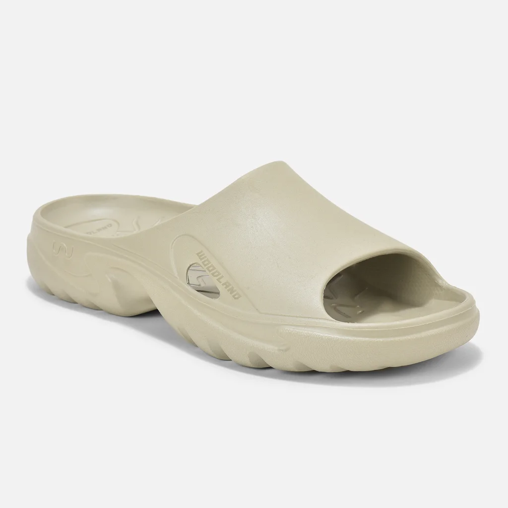 Woodland Men’s Metallic Chic Beige Flip Flops - Thumbnail 8