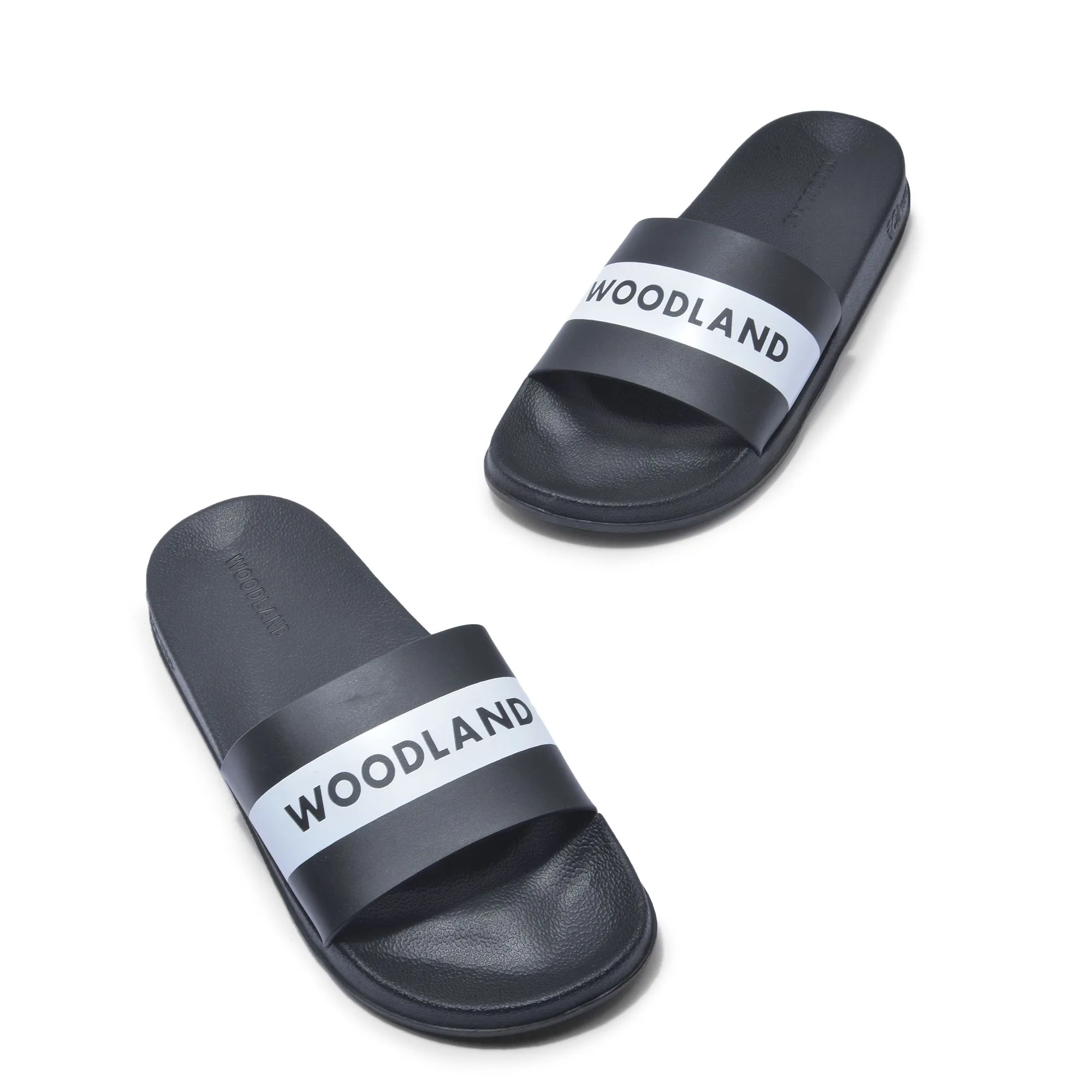 Black Slider slippers for men - Thumbnail 2