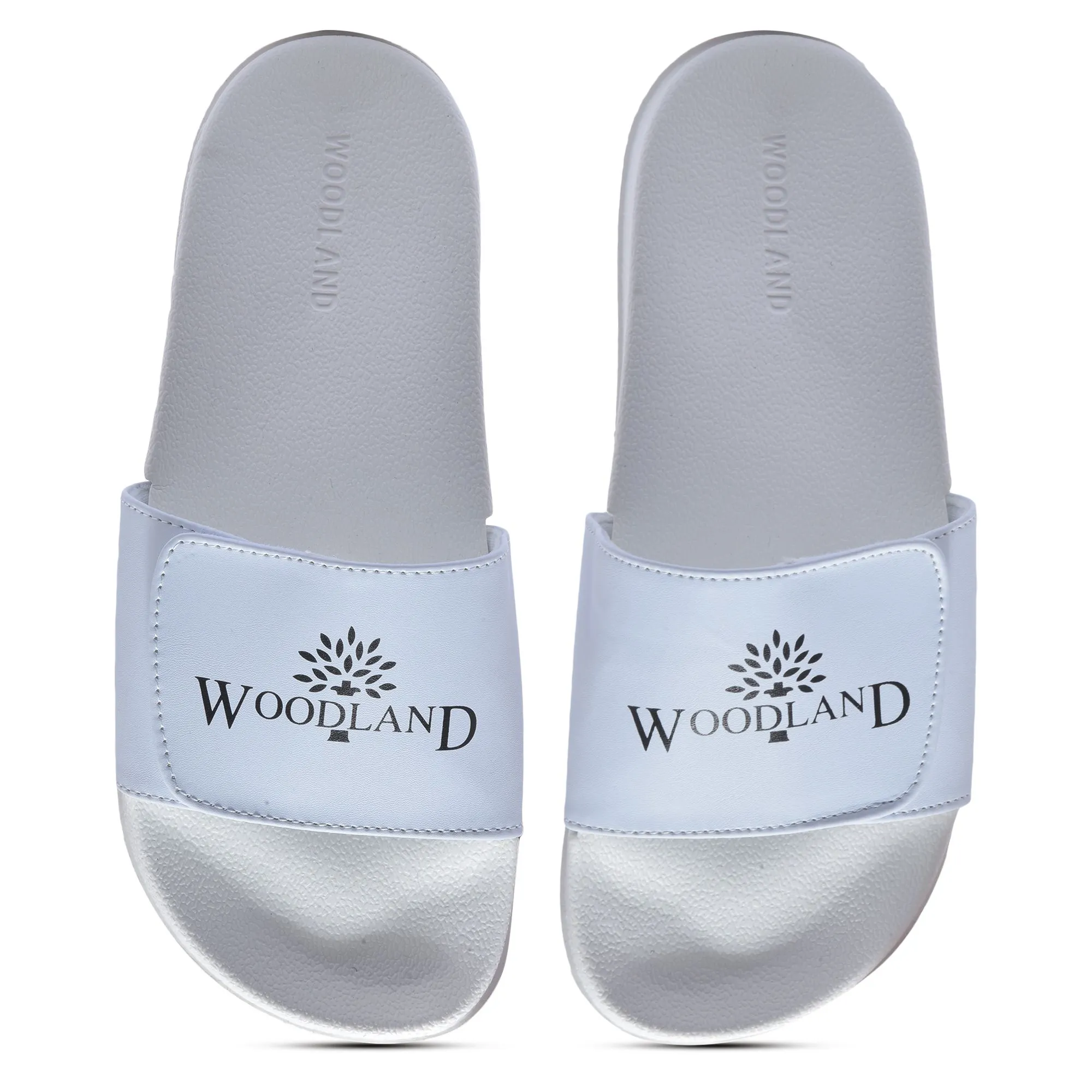 White Slider slippers for men - Thumbnail 3