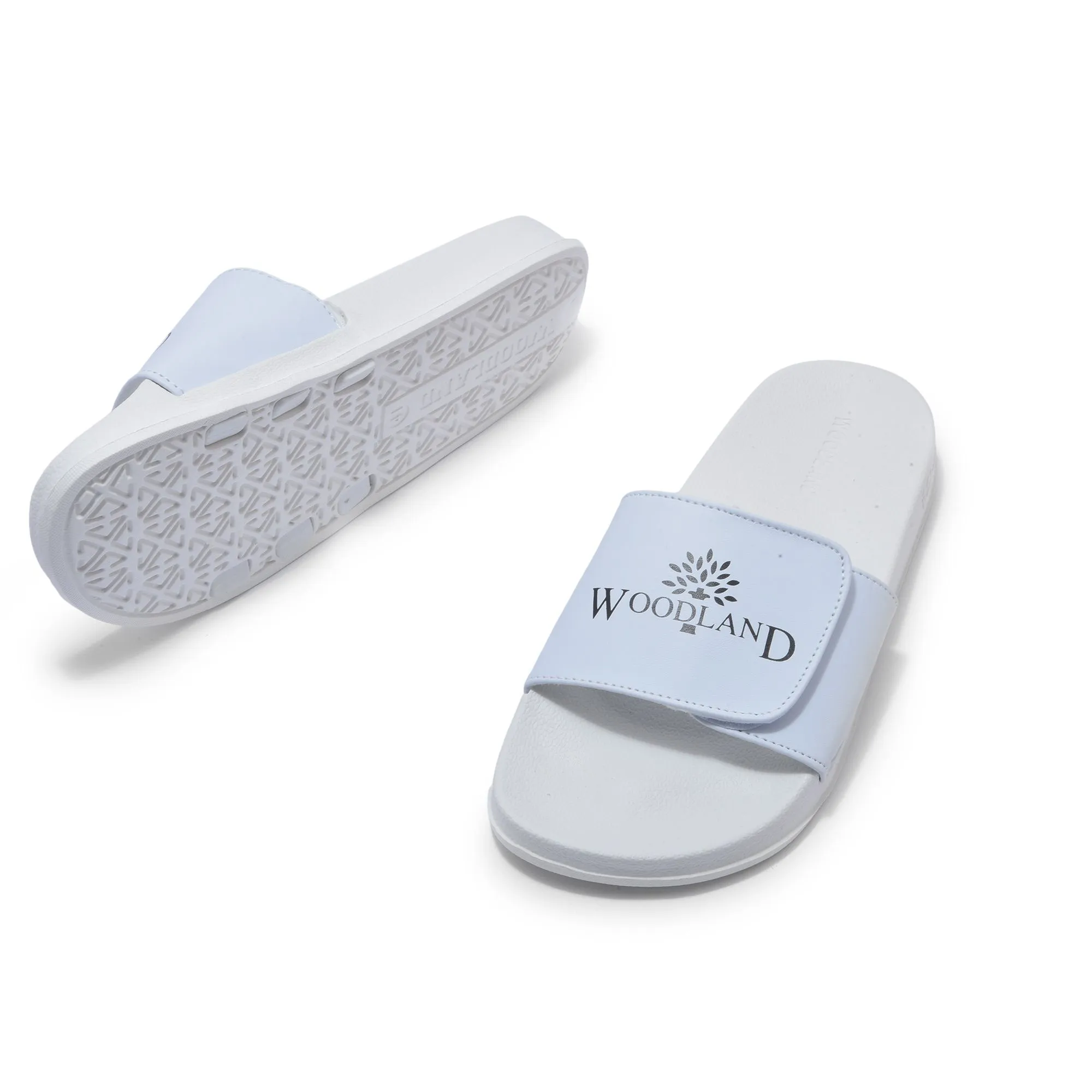 White Slider slippers for men - Thumbnail 4