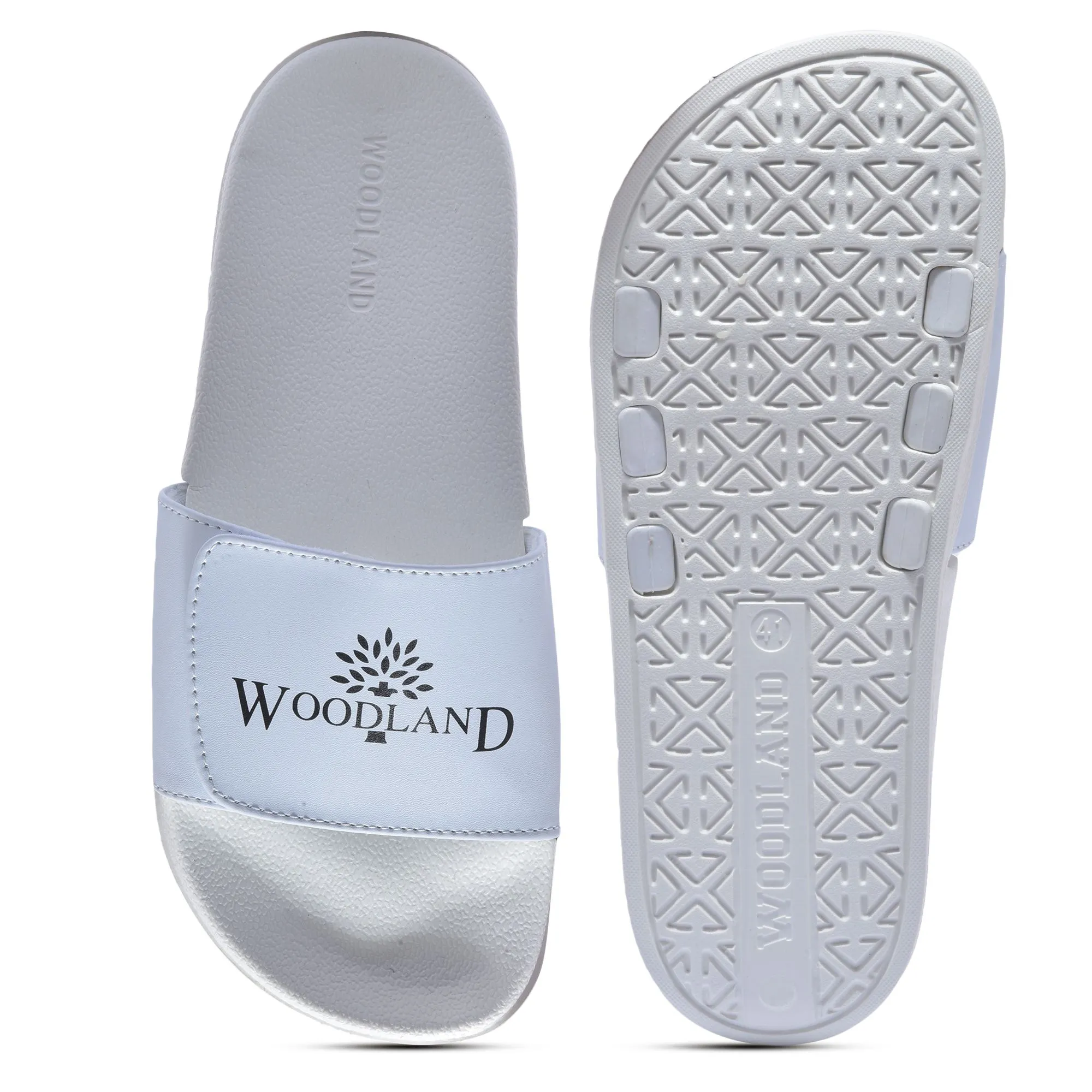 White Slider slippers for men - Thumbnail 7