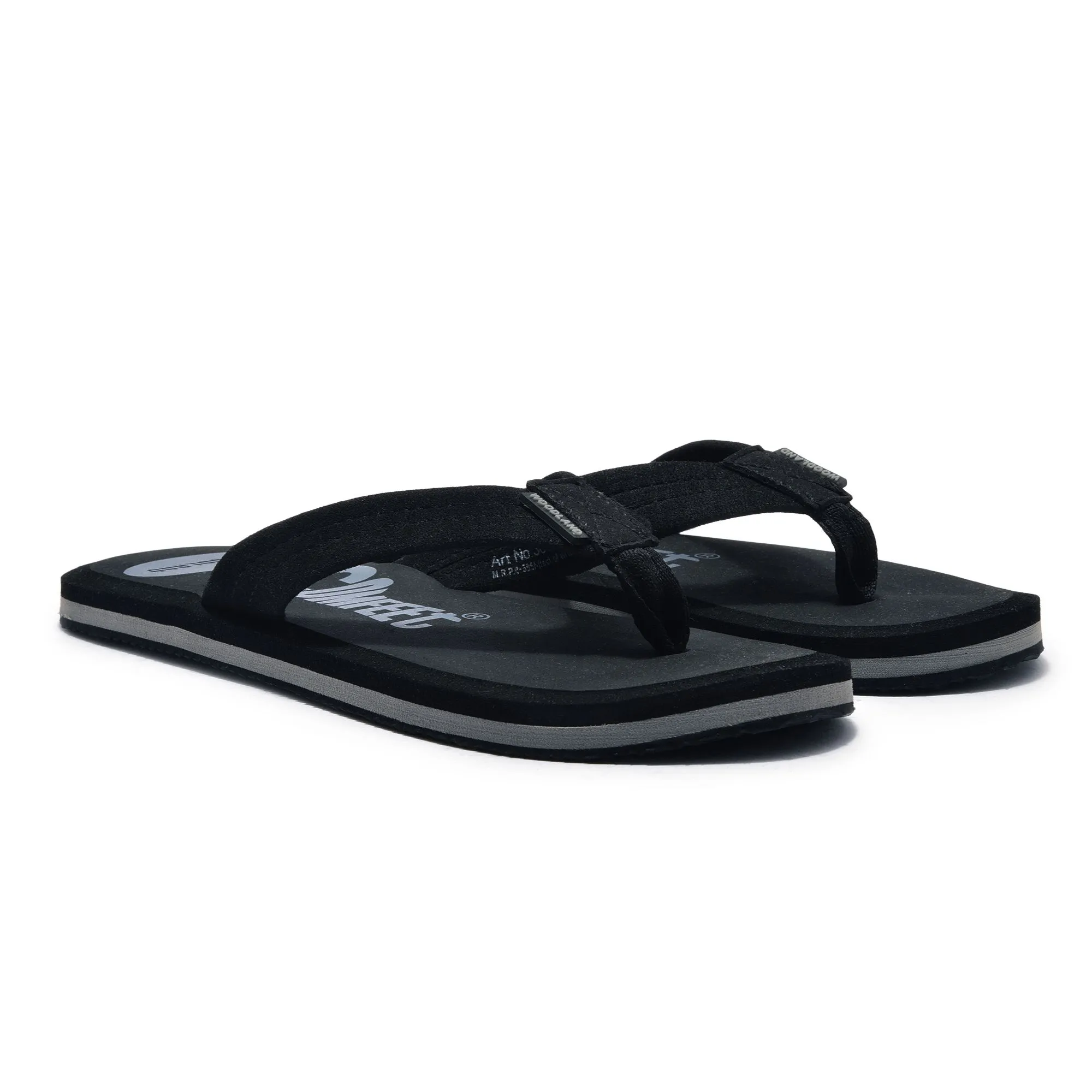 Black slipper for men - Thumbnail 6