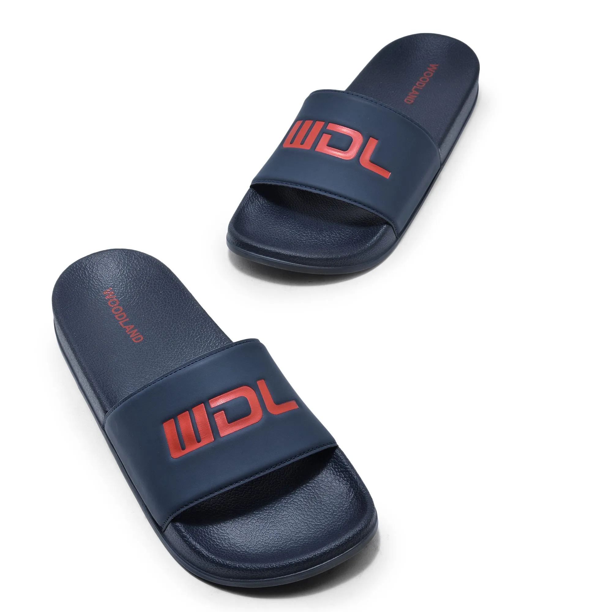 Navy slider sandal for men - Thumbnail 2