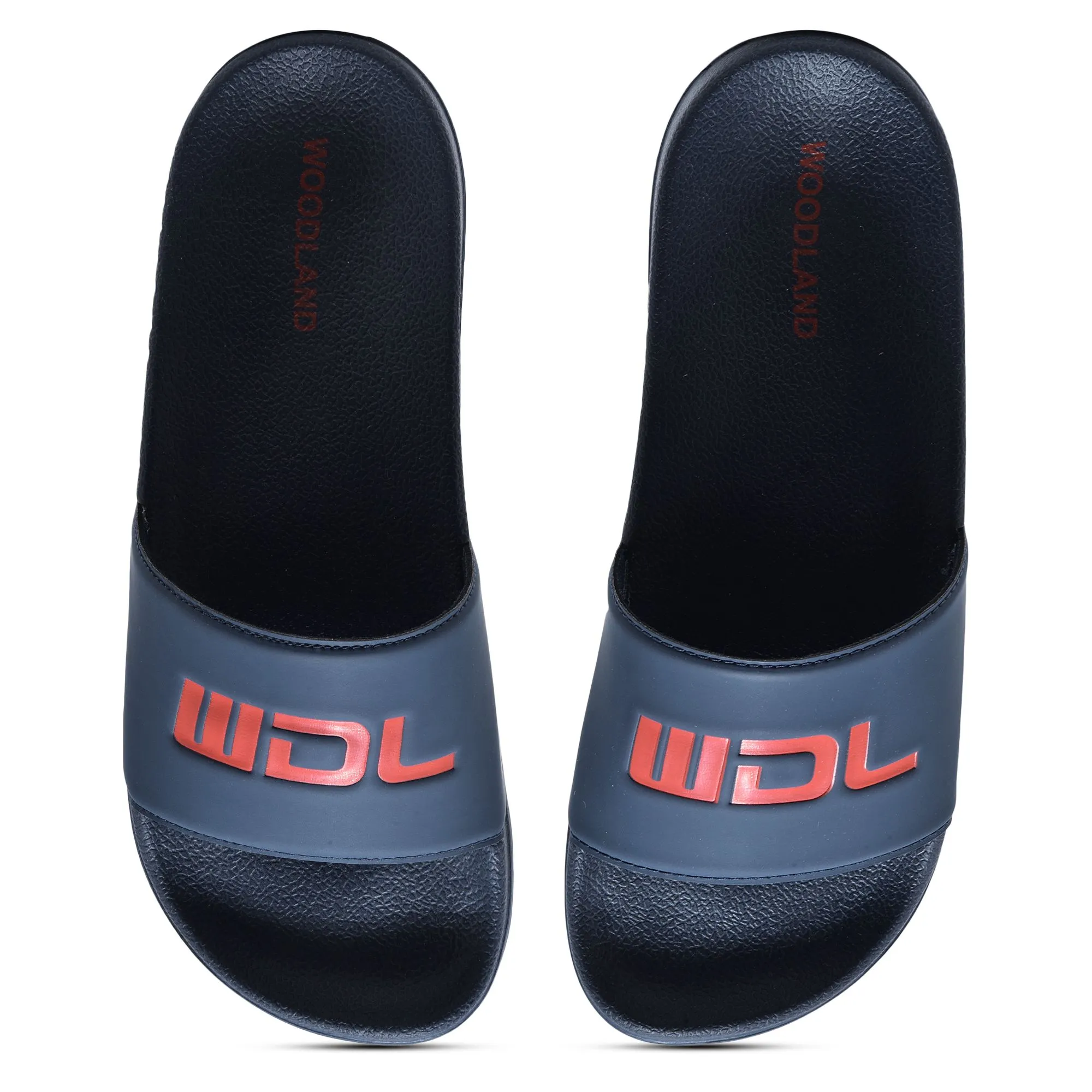 Navy slider sandal for men - Thumbnail 3