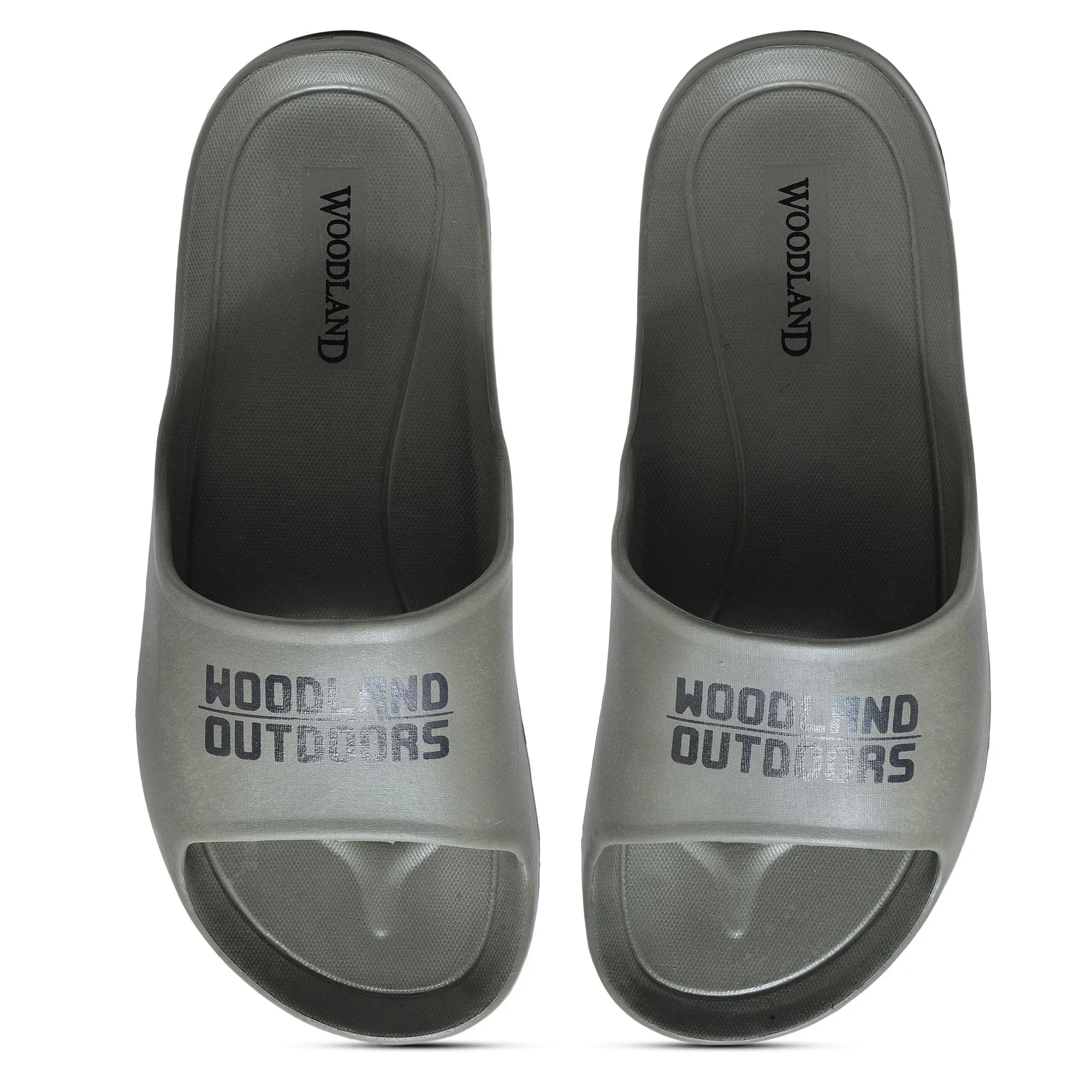 Olive slider sandal for men - Thumbnail 3