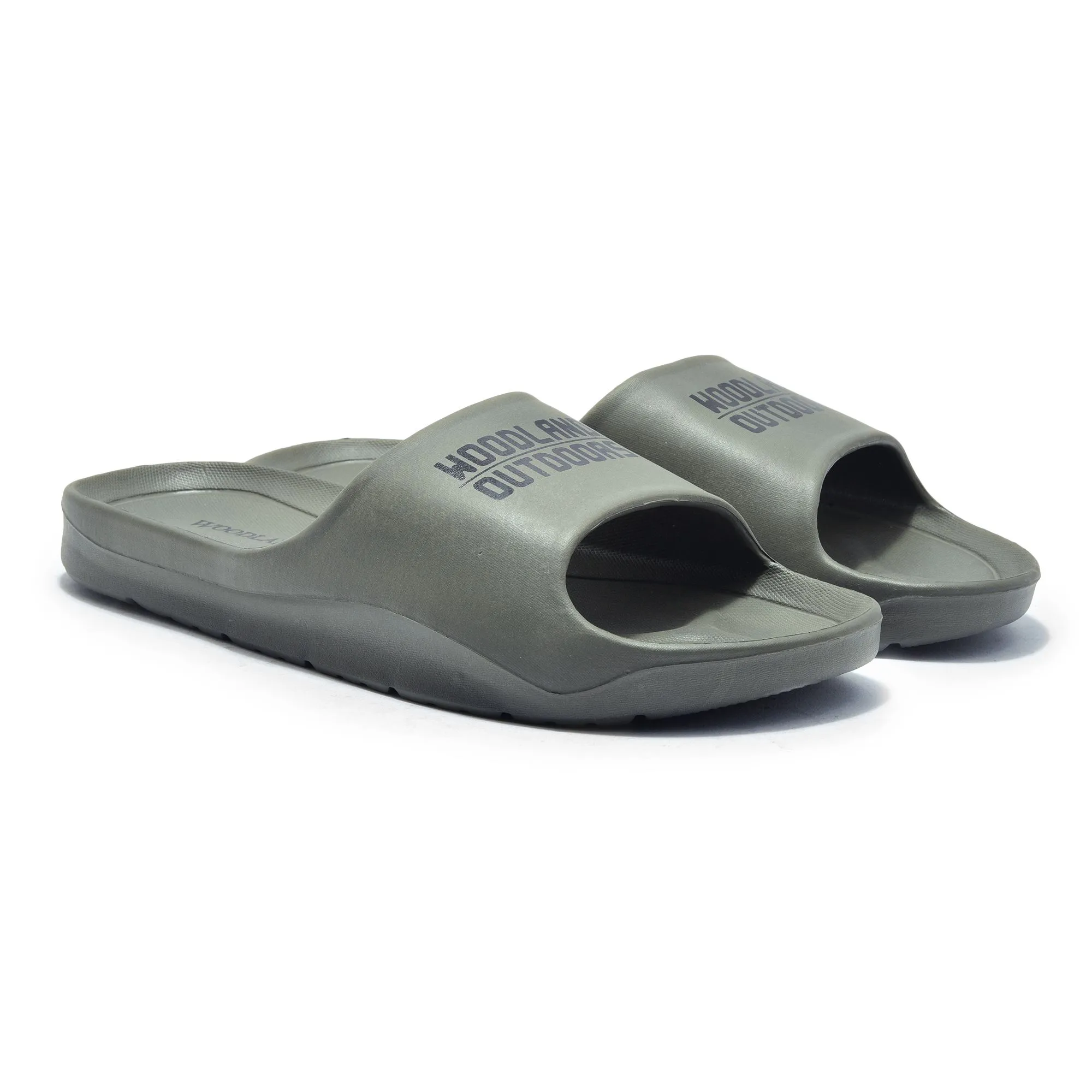 Olive slider sandal for men - Thumbnail 6