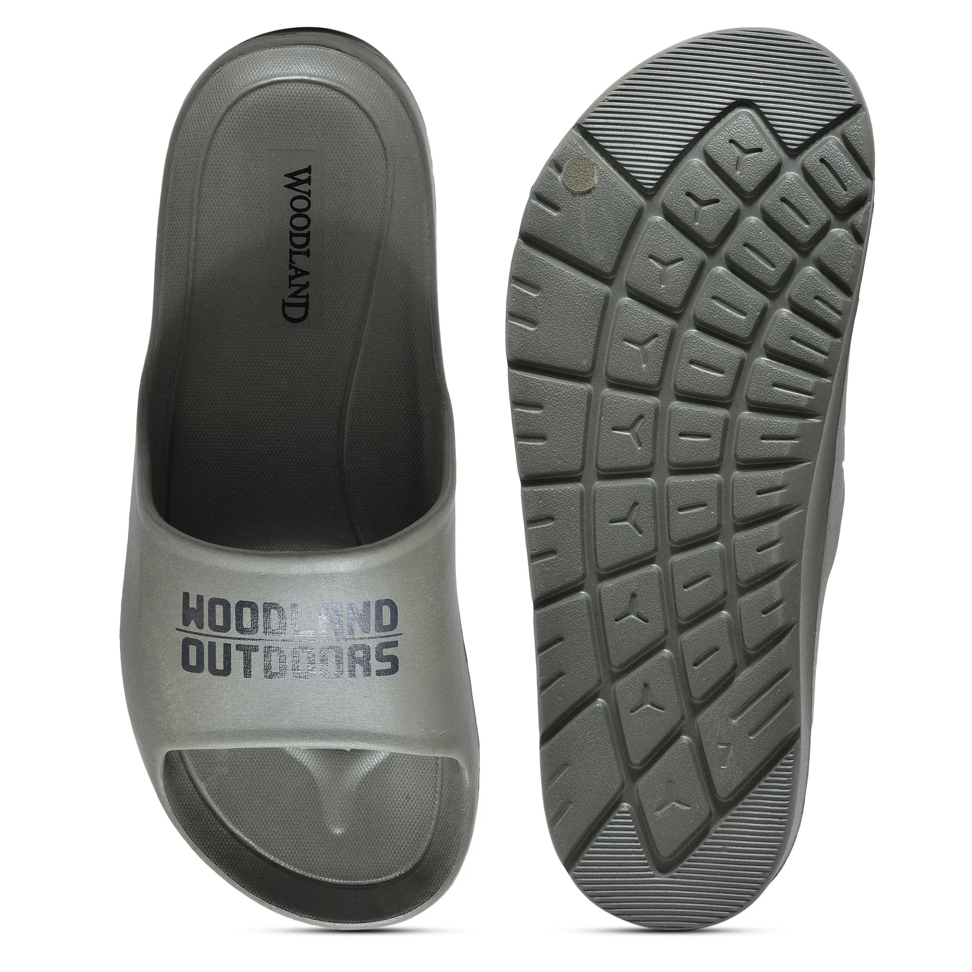 Olive slider sandal for men - Thumbnail 8