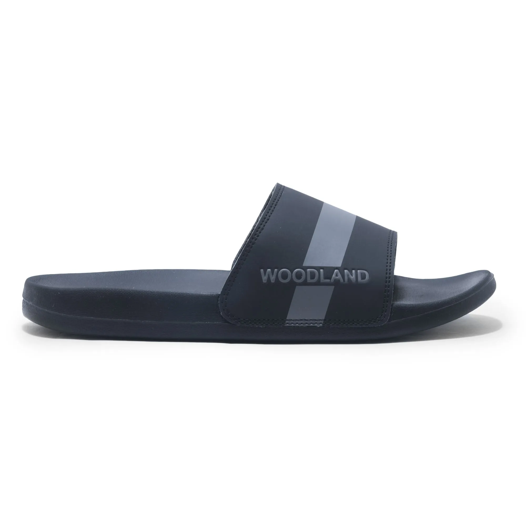 Black slide sandal for men - Thumbnail 1
