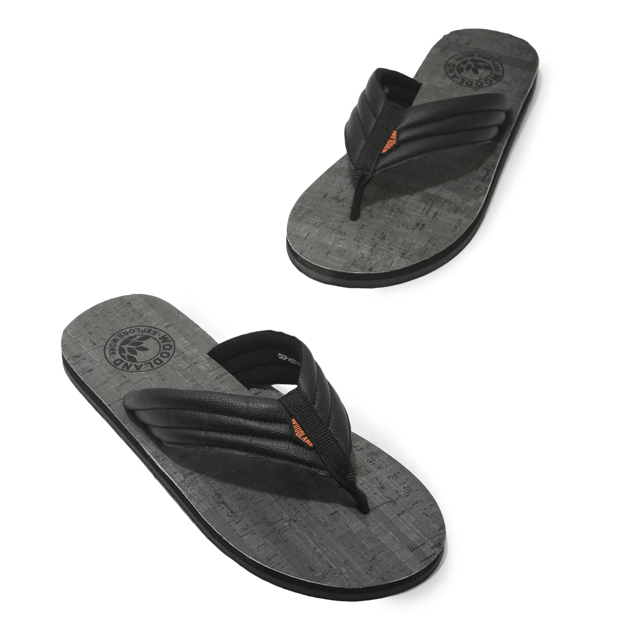 Black slipper for men - Thumbnail 2