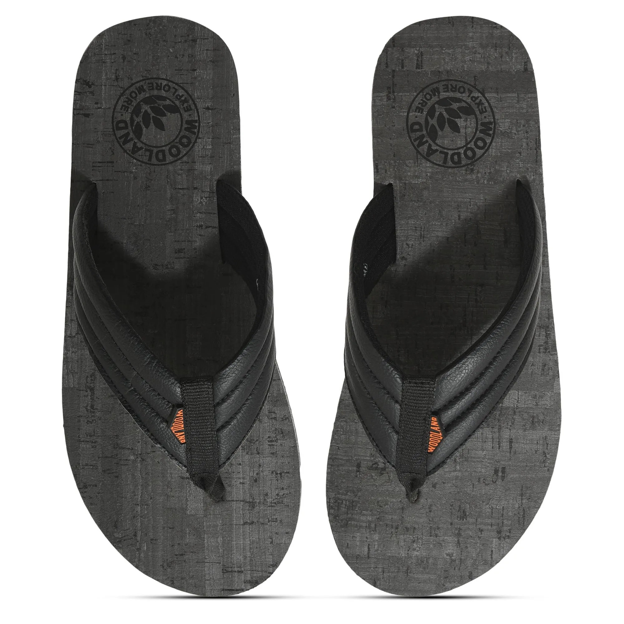 Black slipper for men - Thumbnail 3