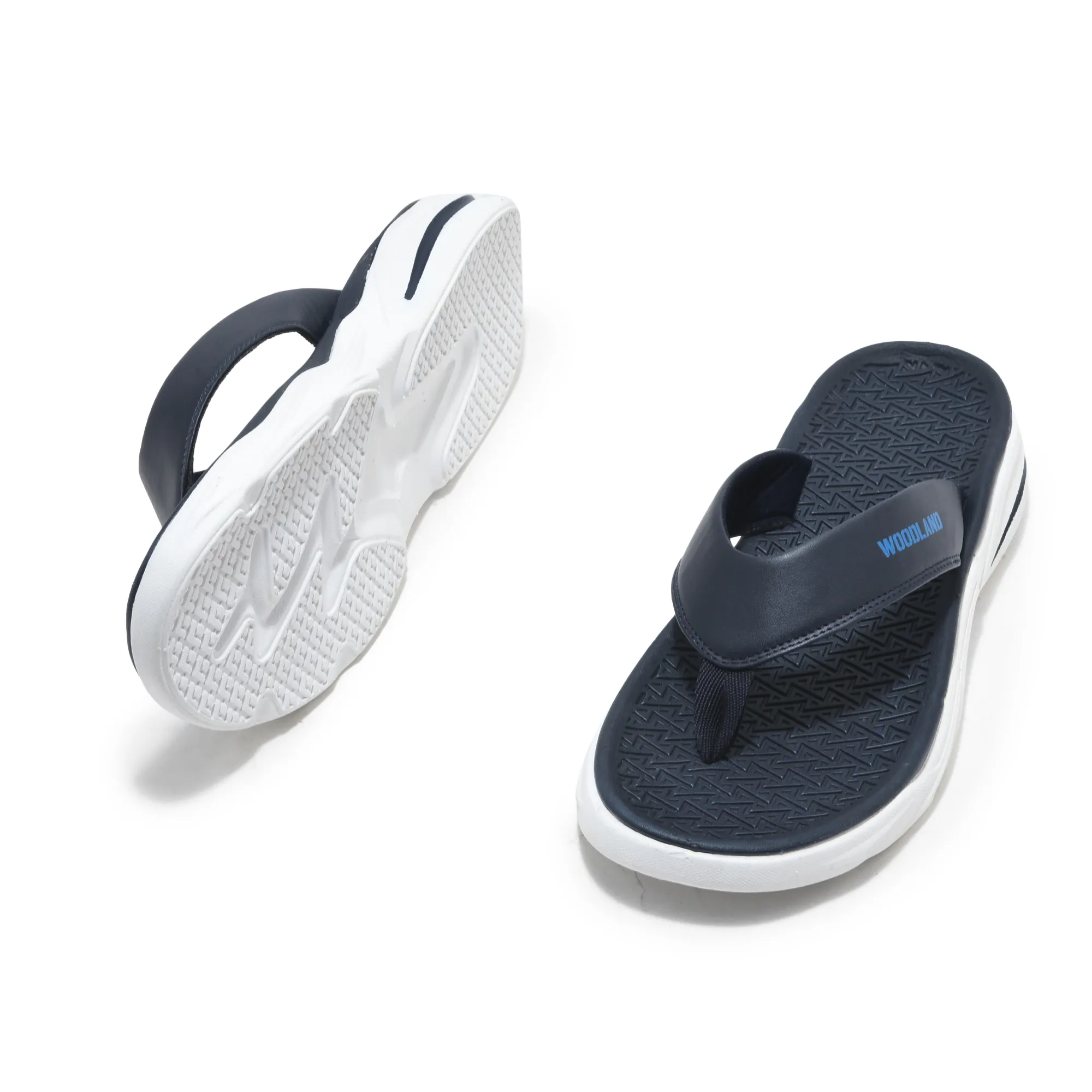 Navy Slipper for Men - Thumbnail 4