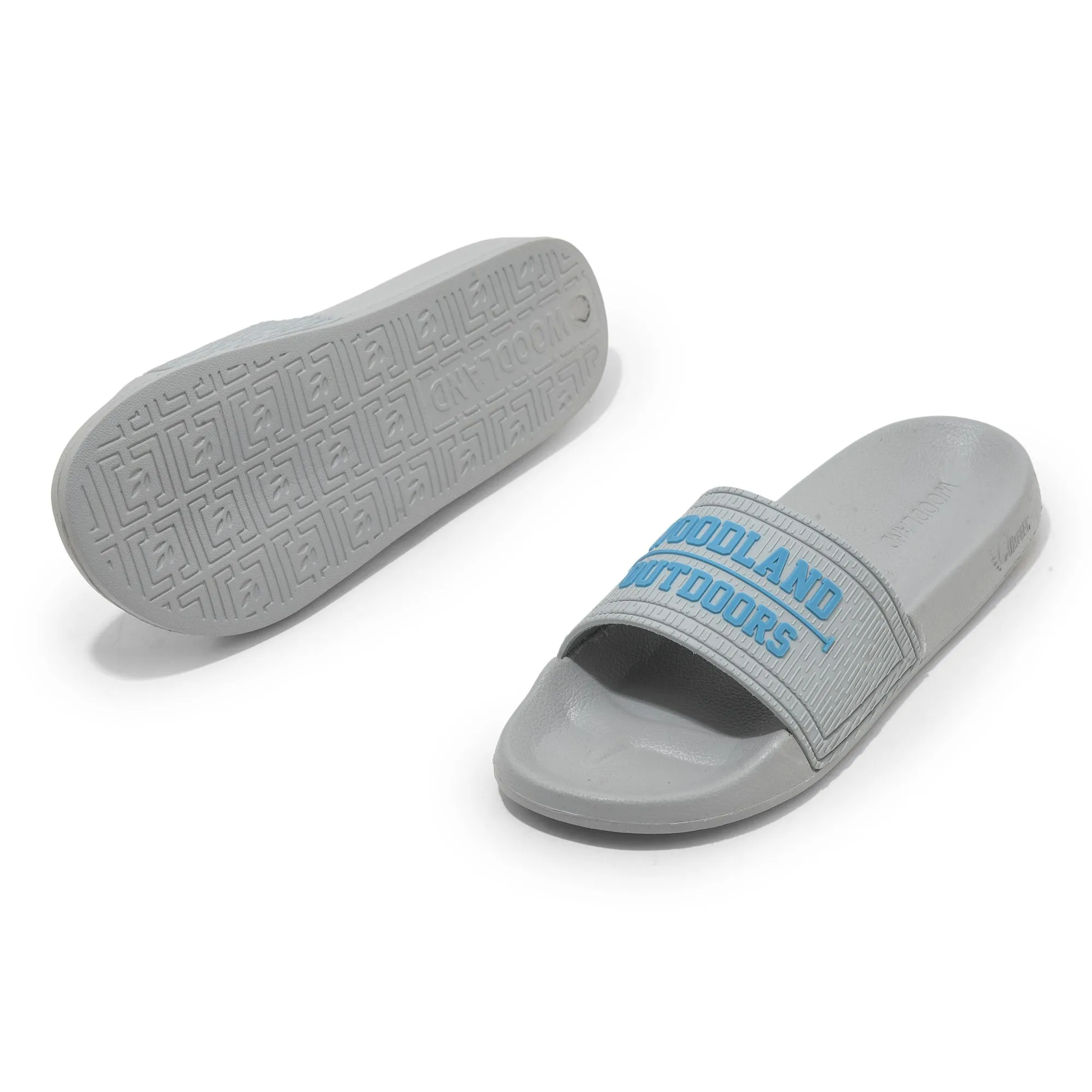 Grey slide sandal for men - Thumbnail 4