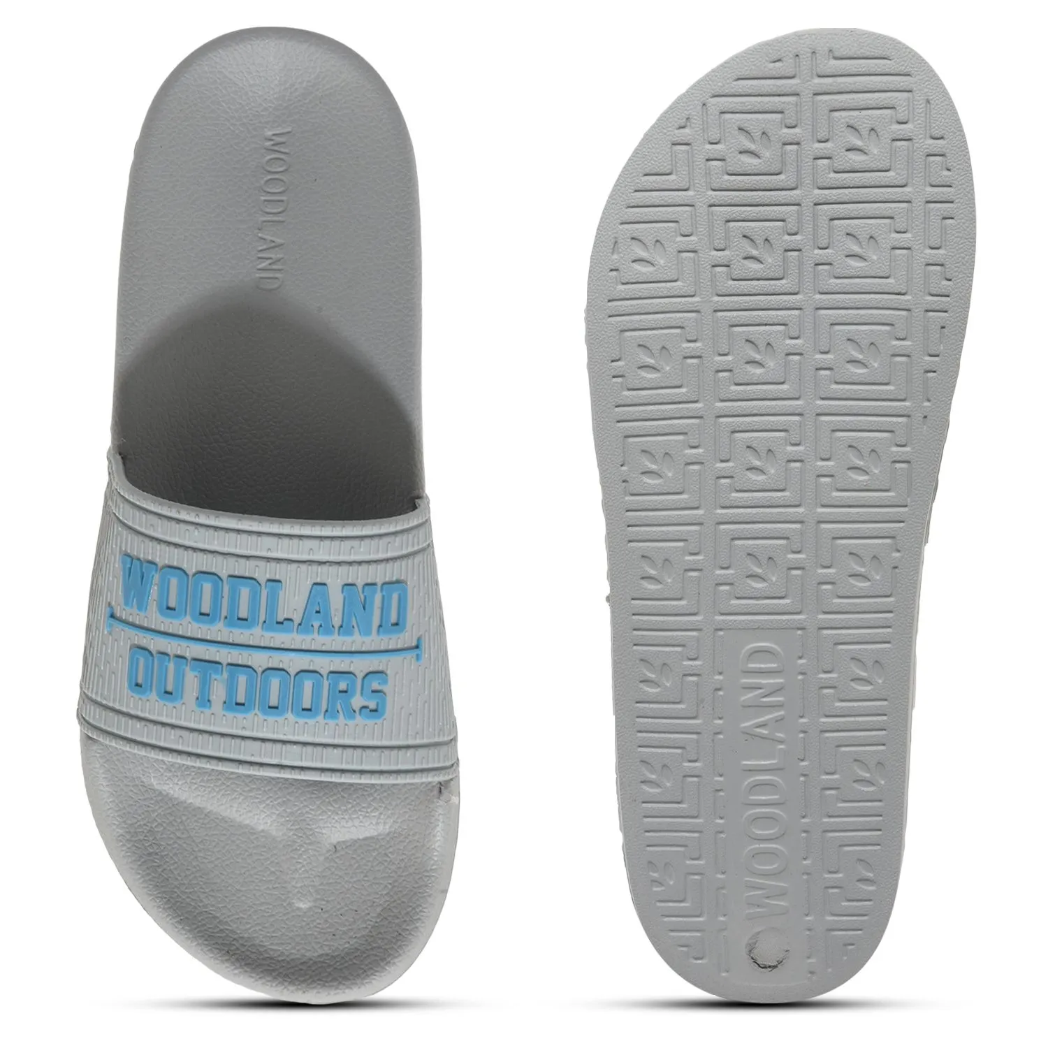Grey slide sandal for men - Thumbnail 7