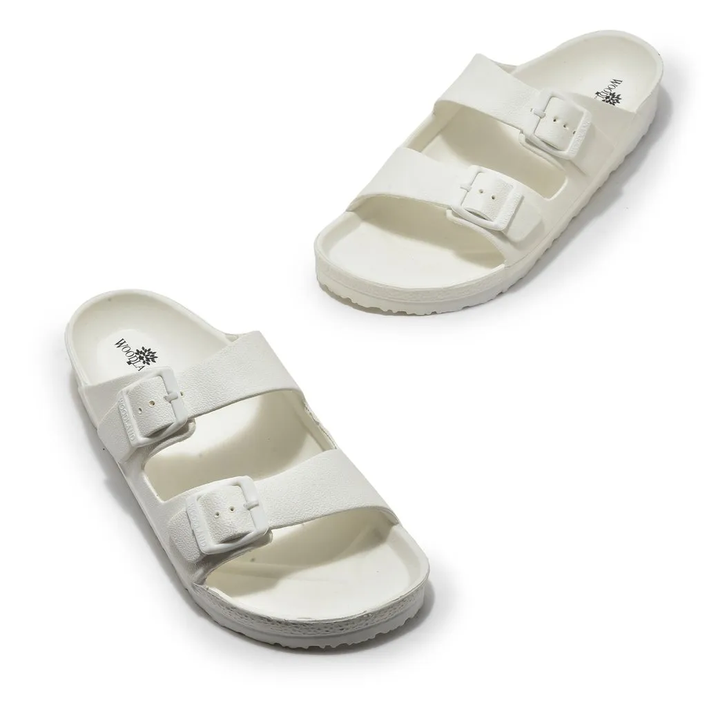White Slide Sandal for Men - Thumbnail 2