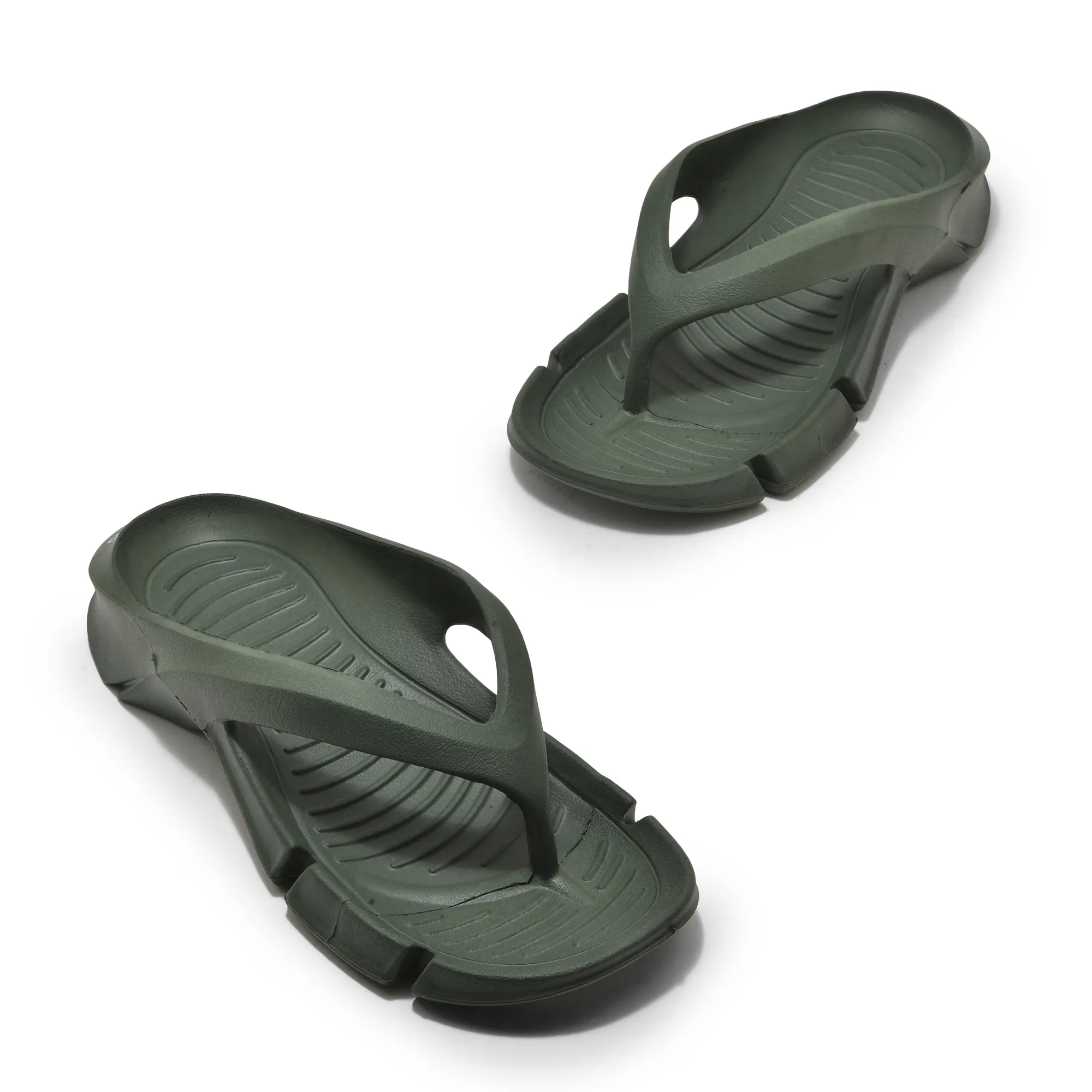 Olive Slipper for Men - Thumbnail 2