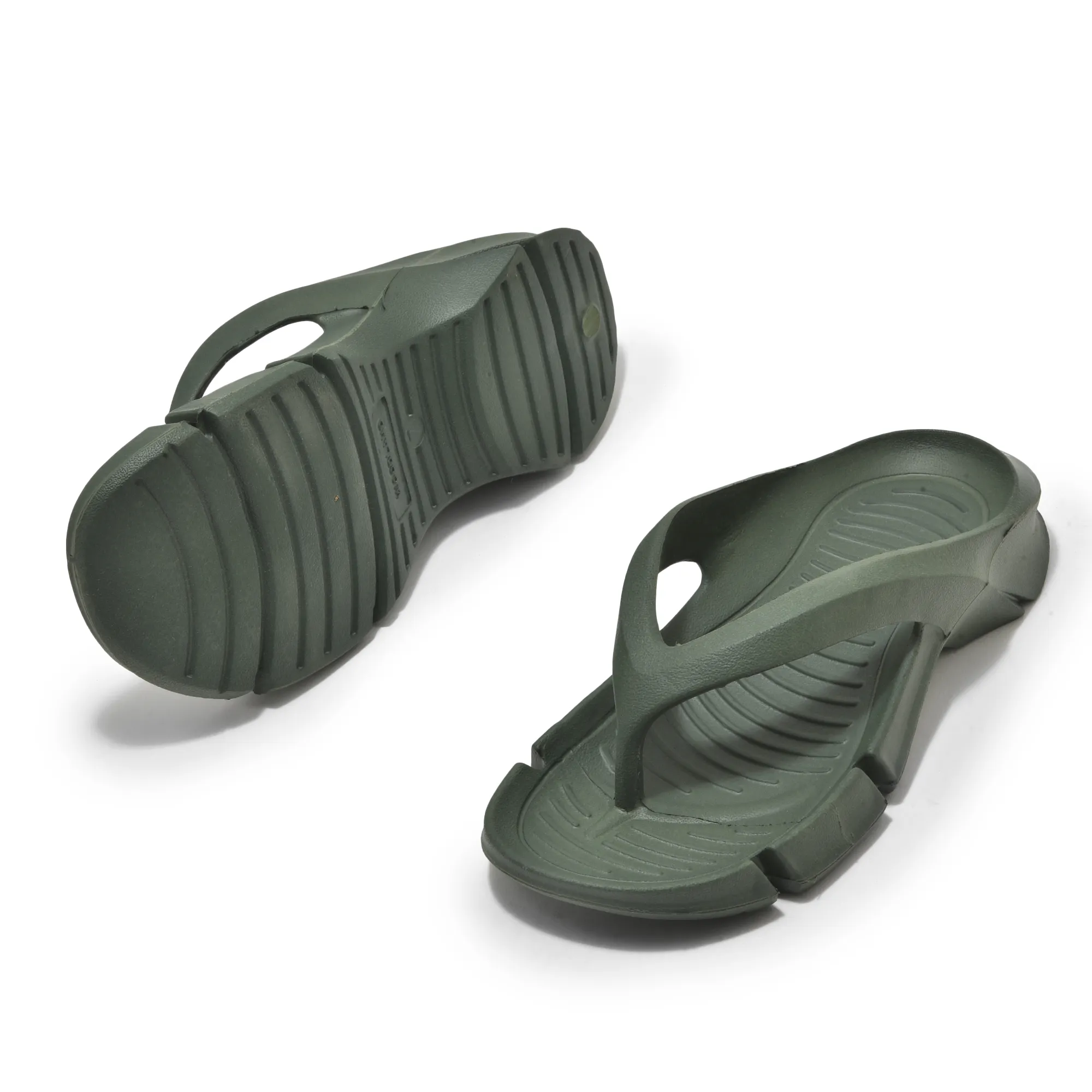 Olive Slipper for Men - Thumbnail 4