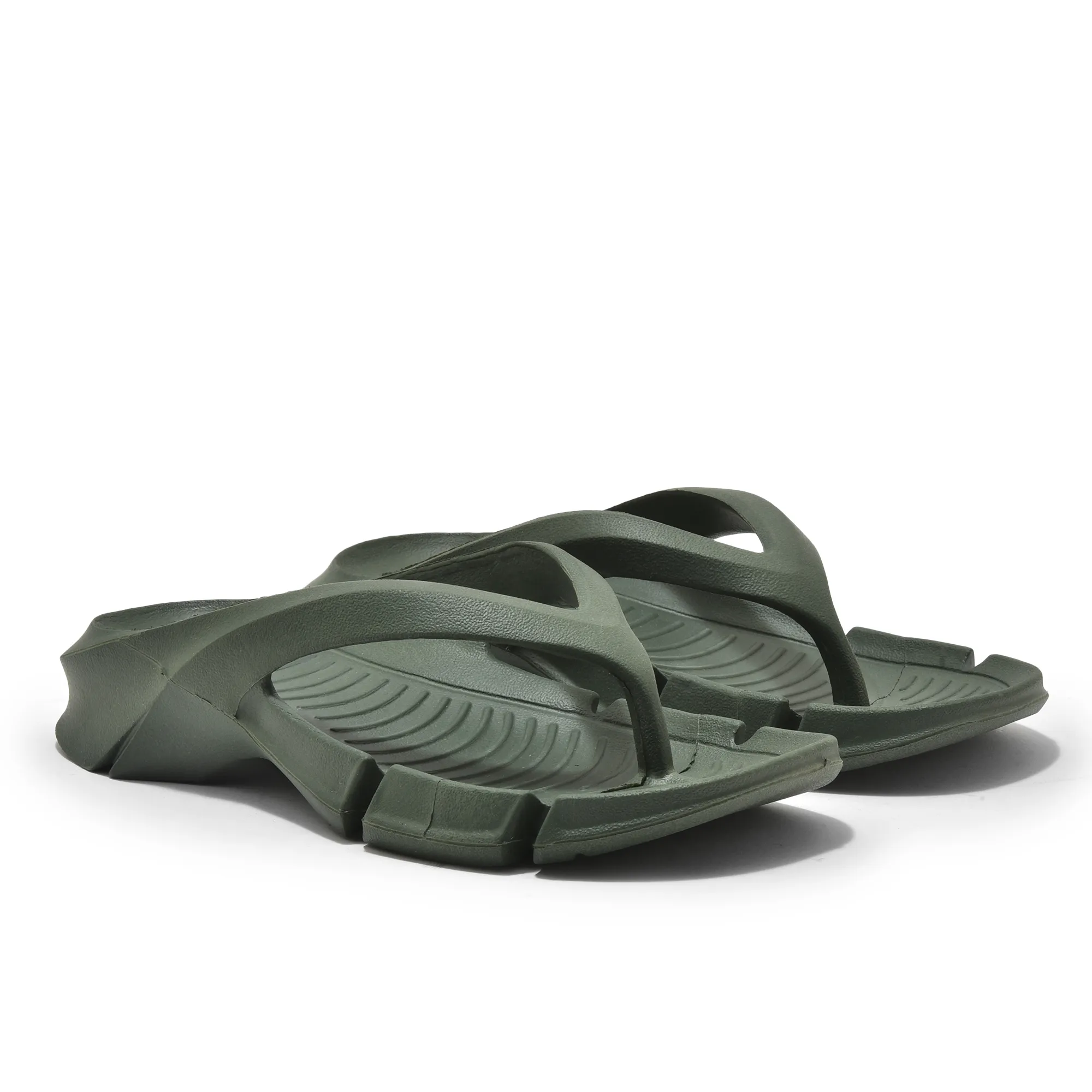 Olive Slipper for Men - Thumbnail 6