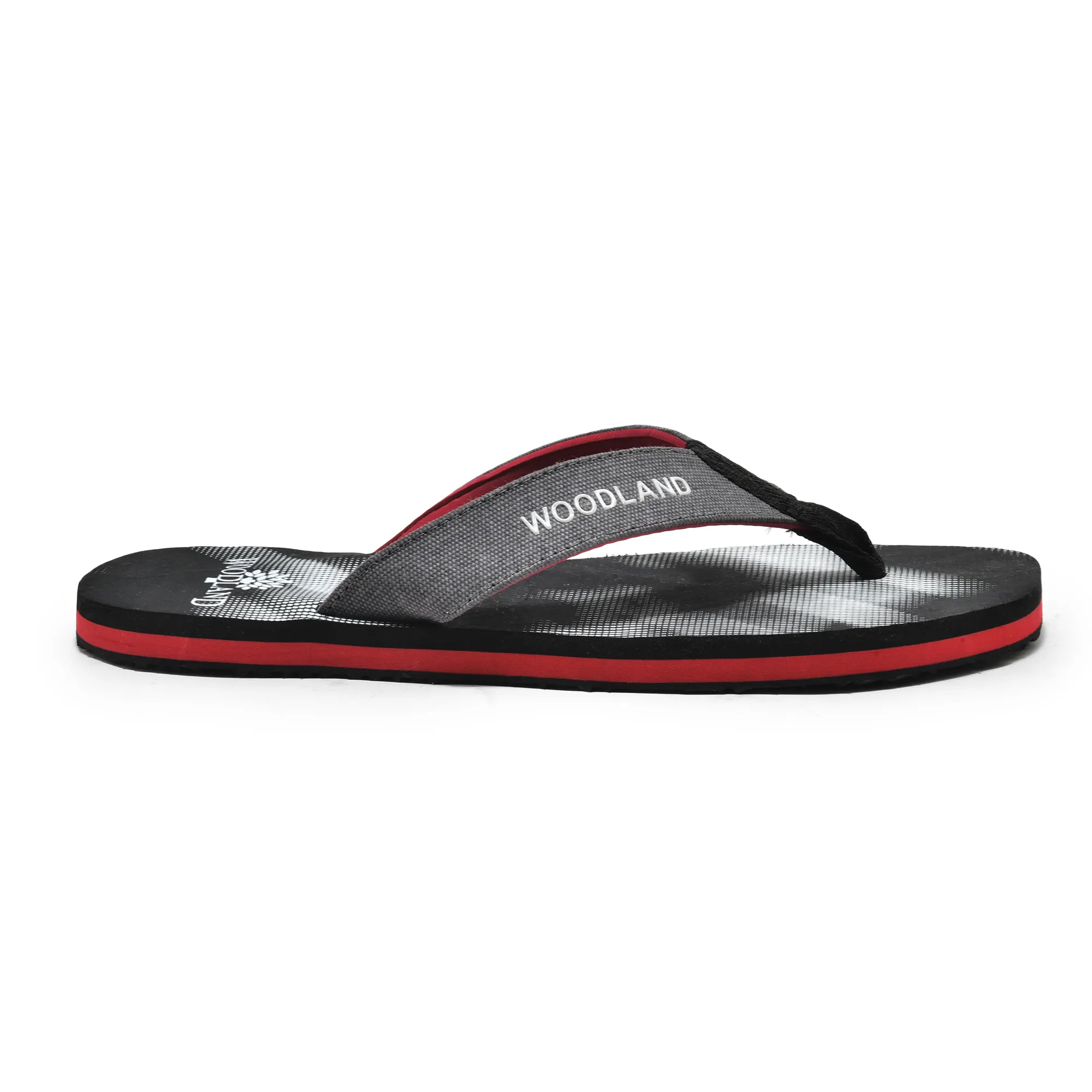Black/Red Slipper for Men - Image 1