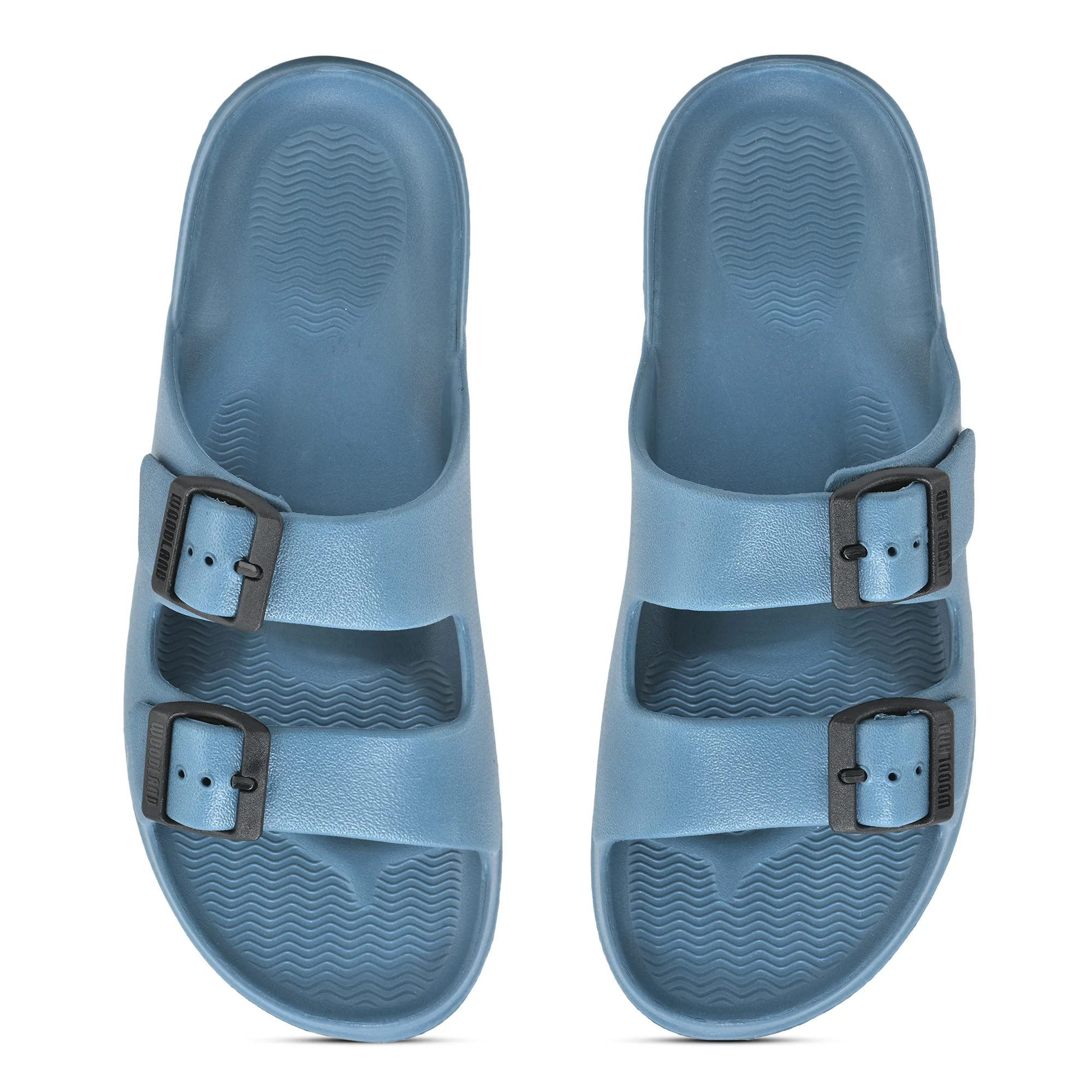 Denim Blue Mens Slipper Flip Flop - Thumbnail 3