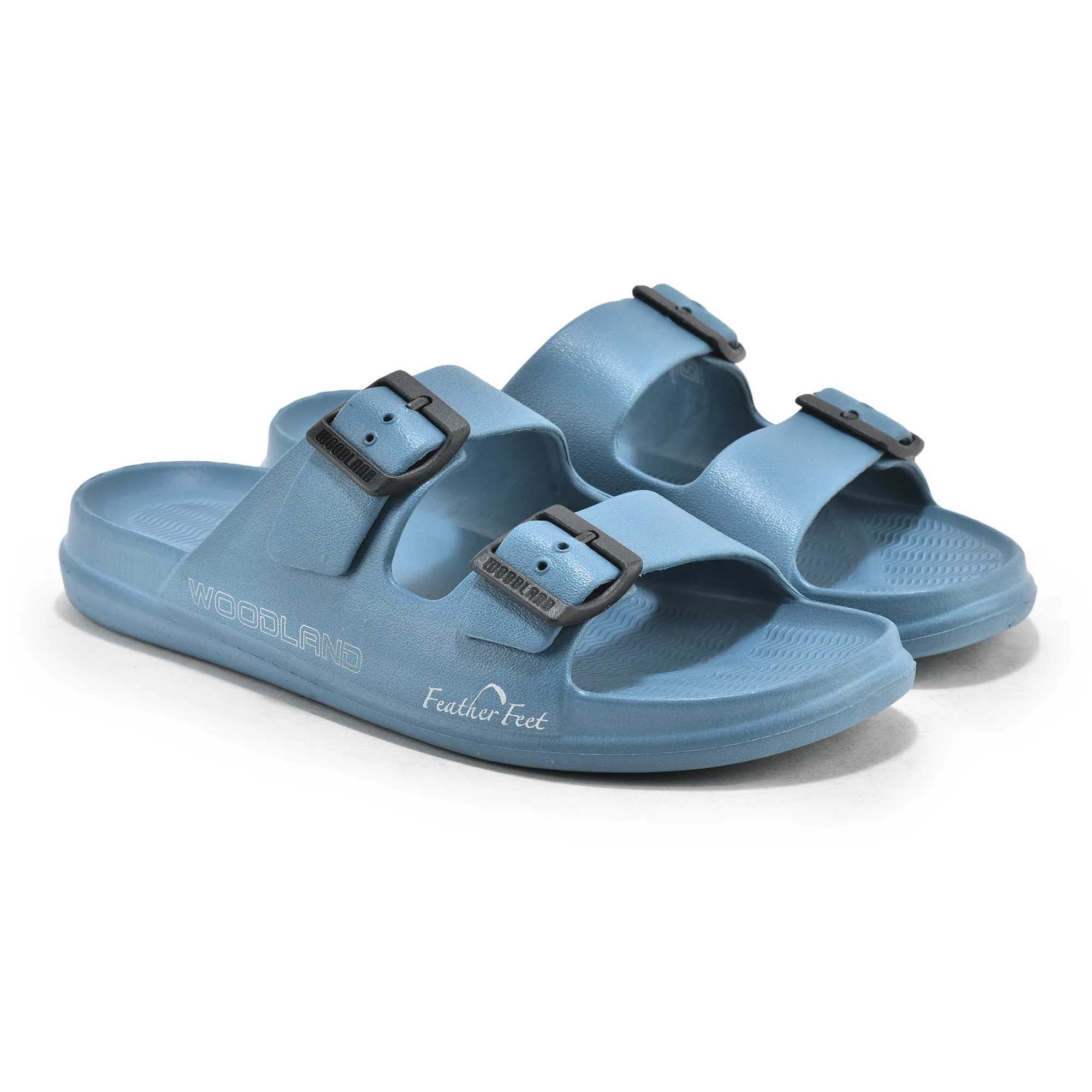 Denim Blue Mens Slipper Flip Flop - Thumbnail 6