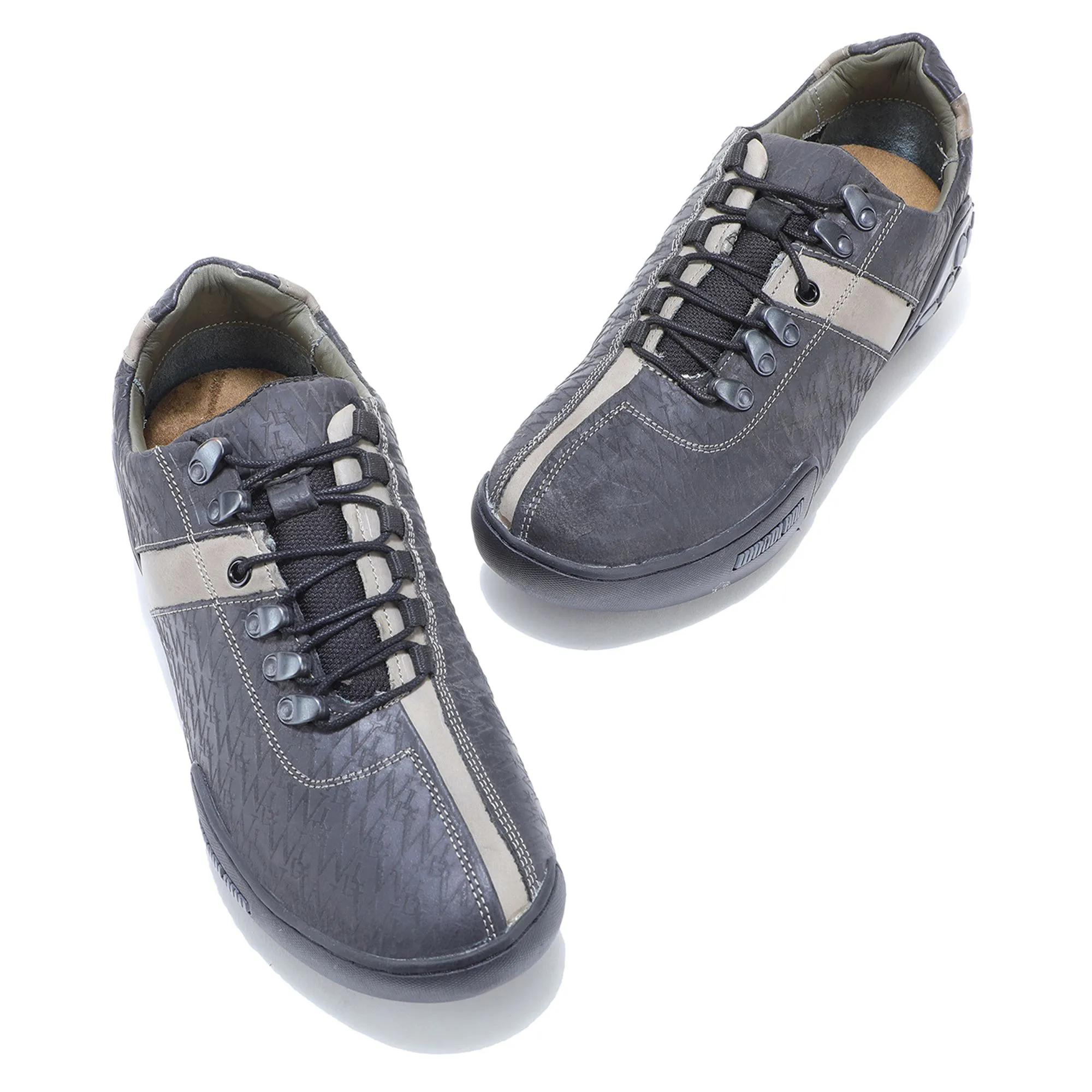 Woodland Black Casual Shoes - Thumbnail 2