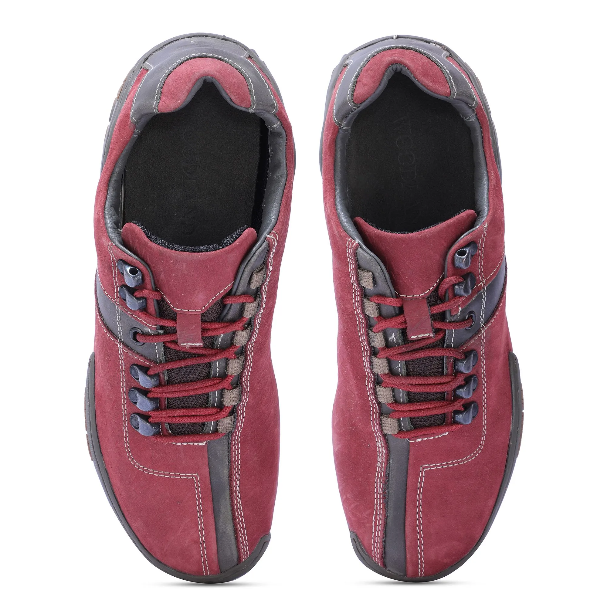 Woodland Lmaroon Casual Shoes - Thumbnail 3