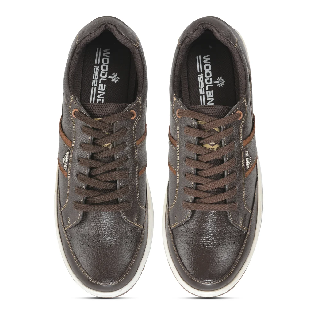 Dark Brown Casual Sneakers for Men - Thumbnail 3