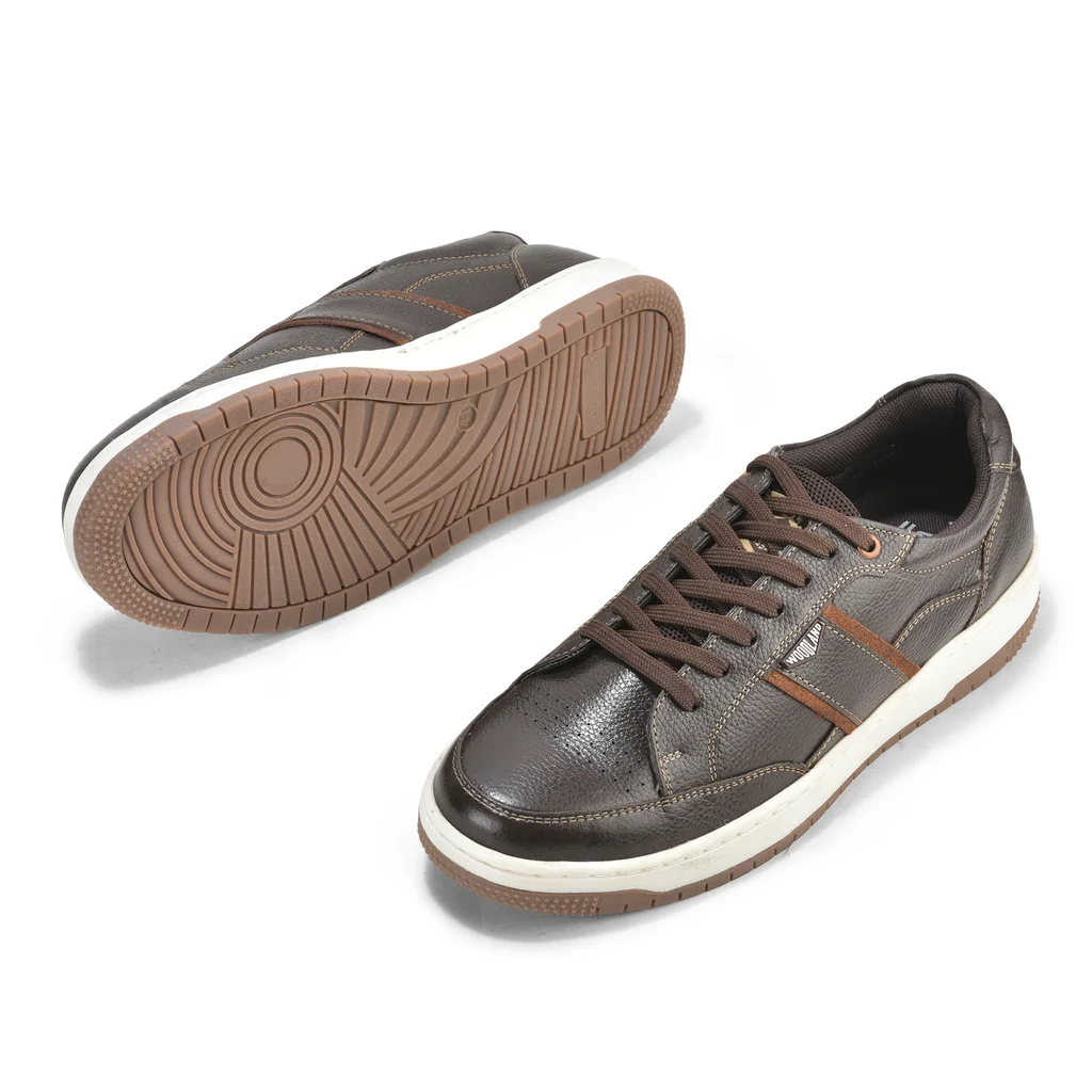 Dark Brown Casual Sneakers for Men - Thumbnail 4